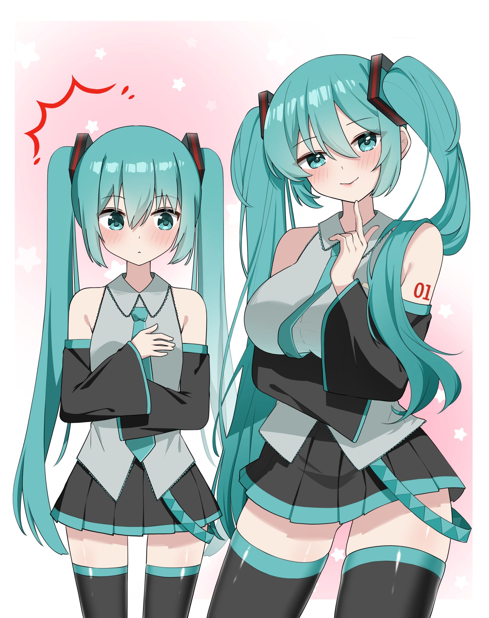 miku同人插画图片壁纸