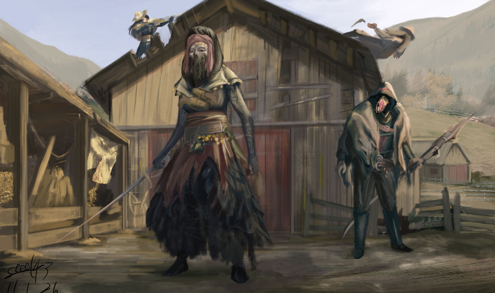 烫手汉堡8插画图片壁纸