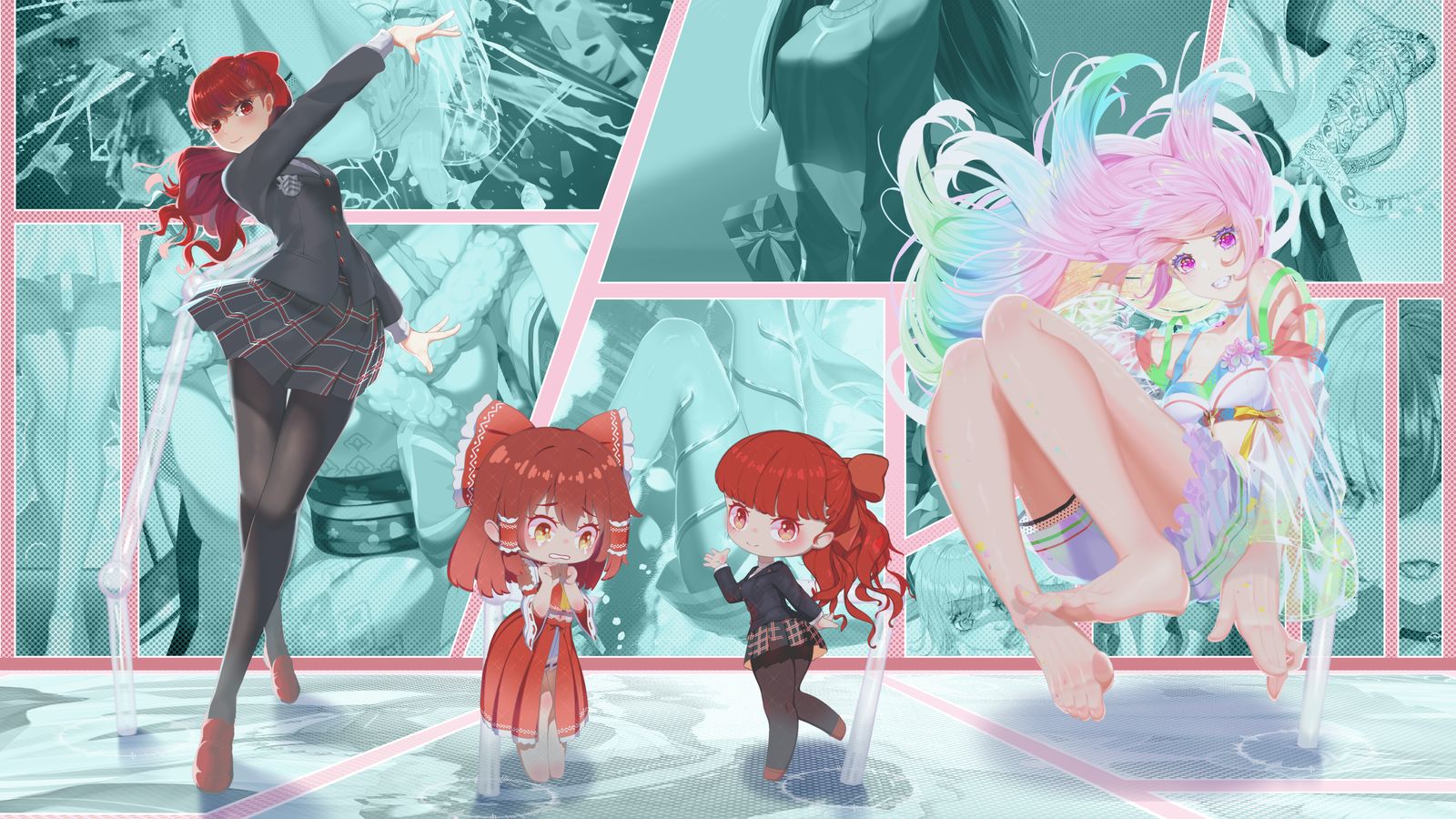 如同手办插画图片壁纸