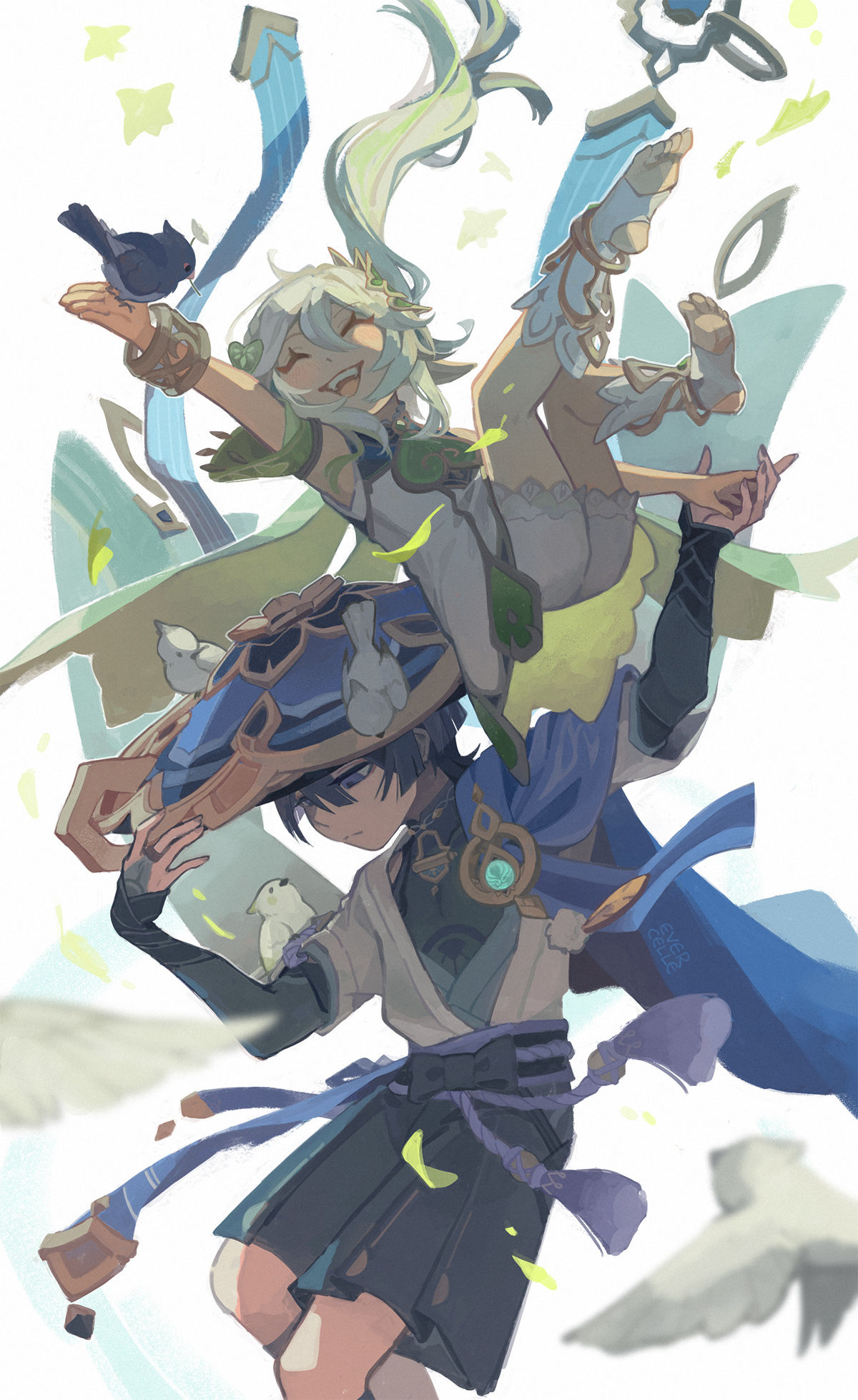 [原神] 放浪者の旅插画图片壁纸