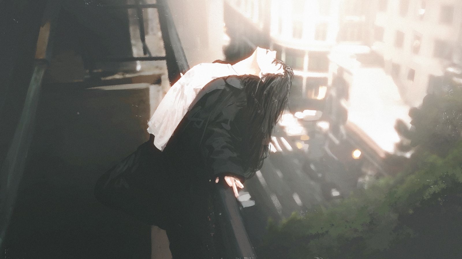 平和-女孩子背景