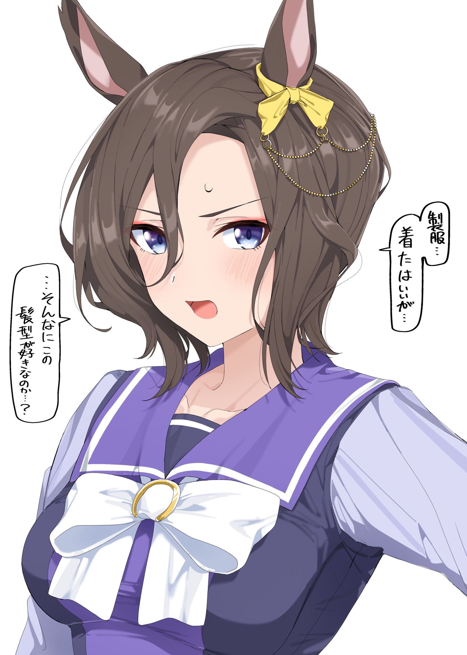 新春エアグルーヴさんのおしゃれ髪插画图片壁纸