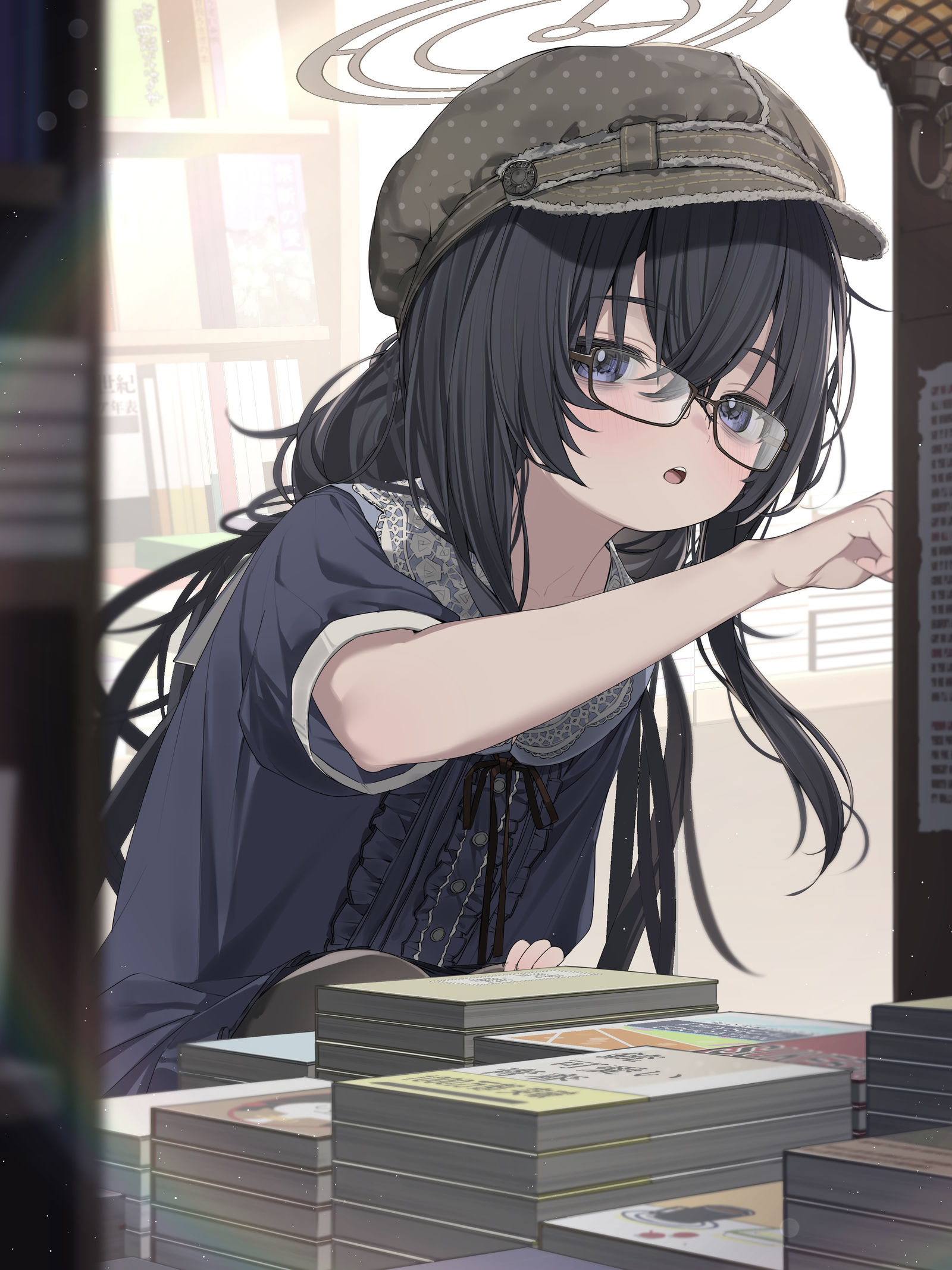 私服ウイまとめ-文学少女眼镜娘