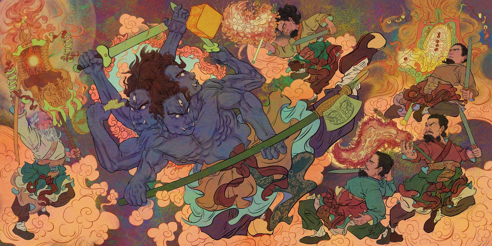 封神演义-殷郊岐山受犁锄