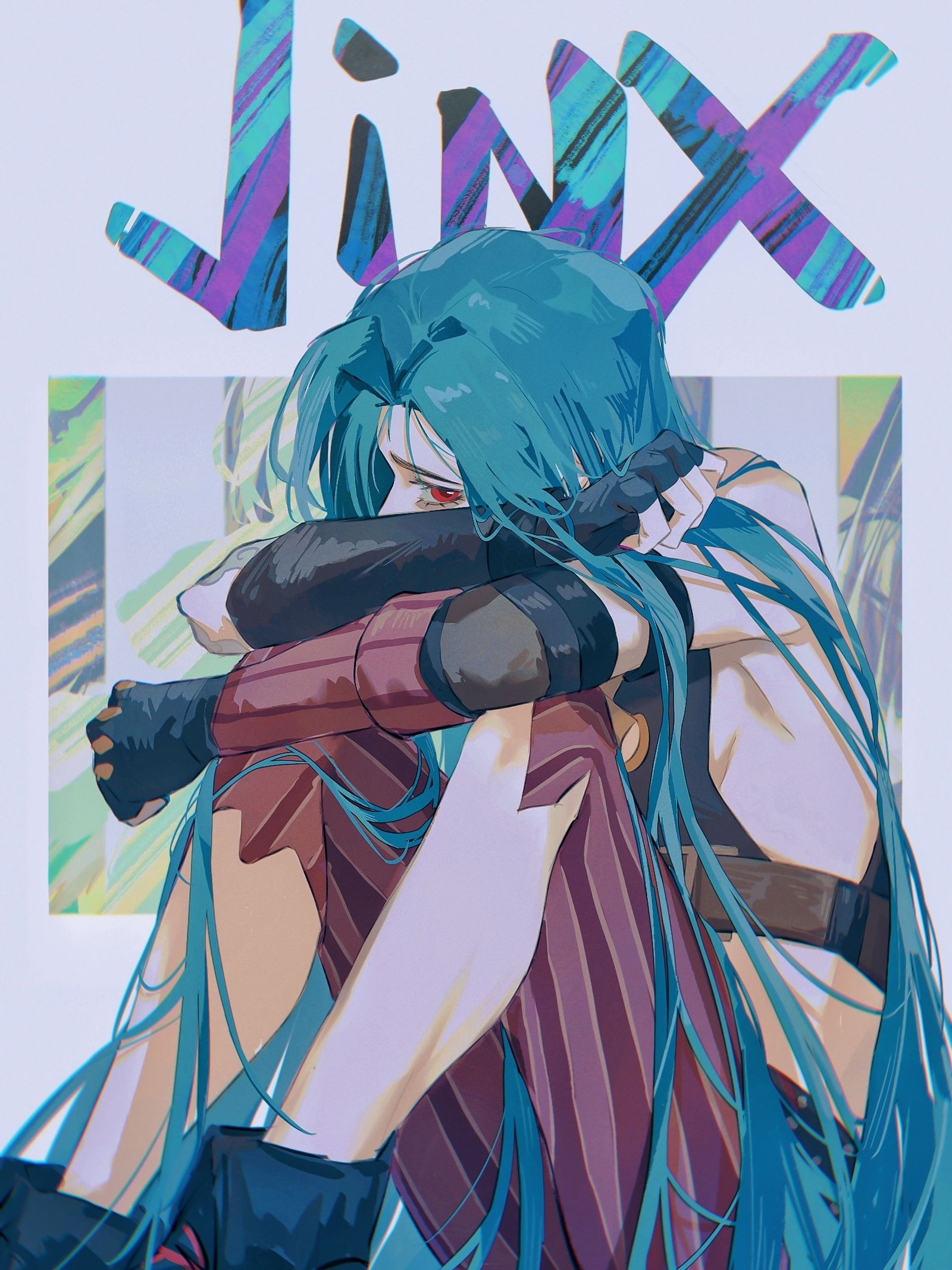 散发金克丝画一下头像同人高清图