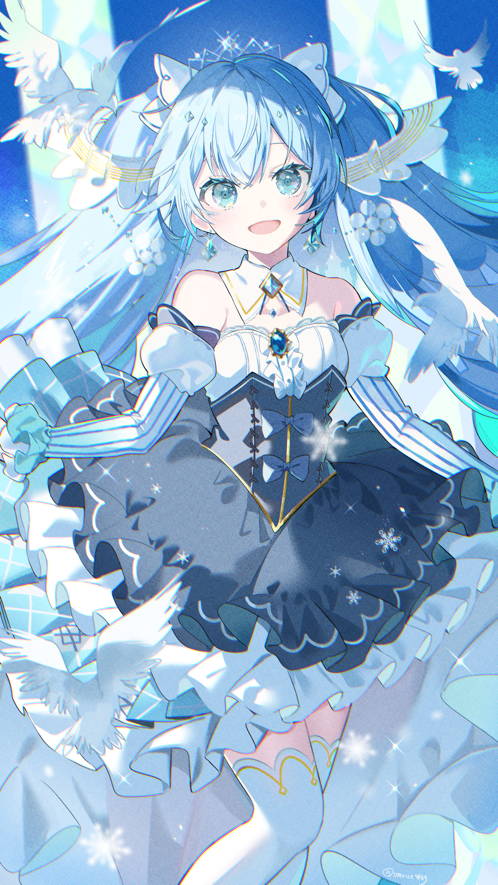 雪ミク2019插画图片壁纸