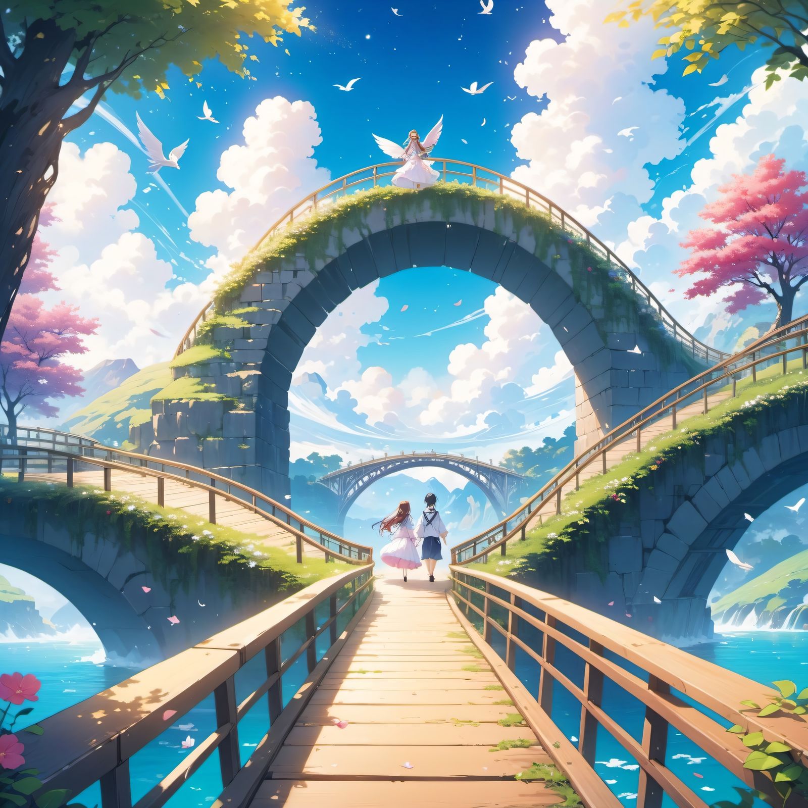 神的祝福头像同人高清图