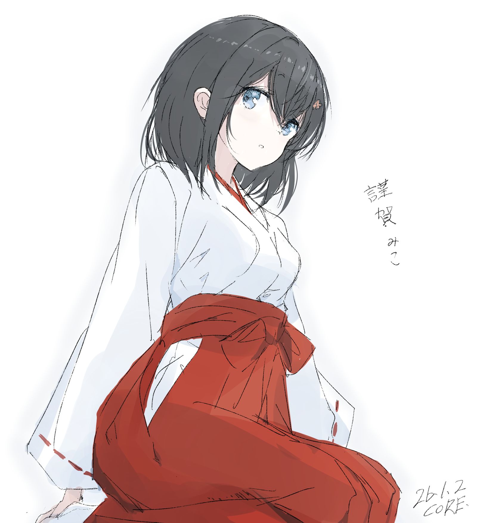 巫女さんrkgk少女头像同人高清图