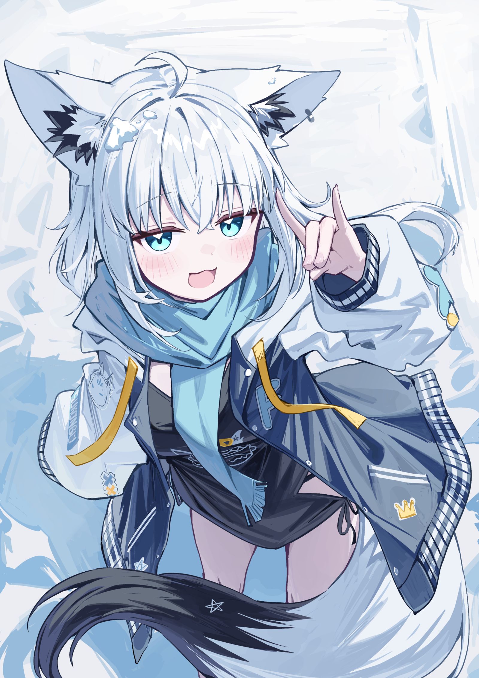 冬のフブちゃん 插画图片壁纸