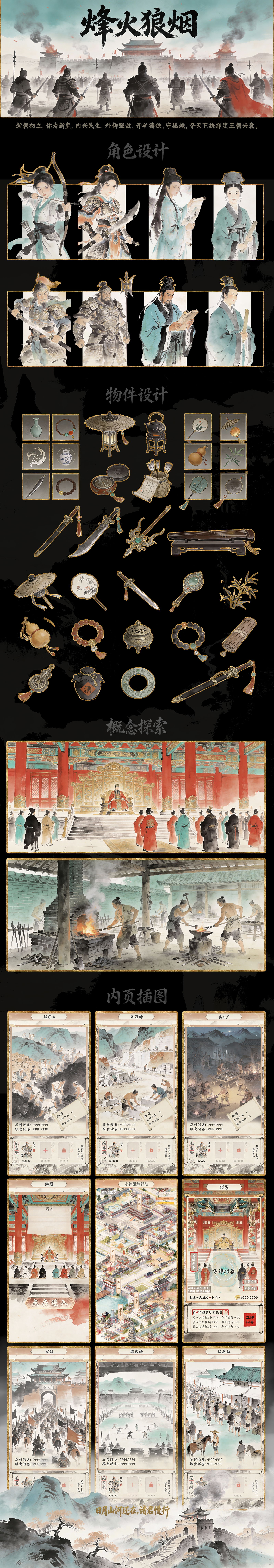 四天做的游戏资产怎么样？头像同人高清图