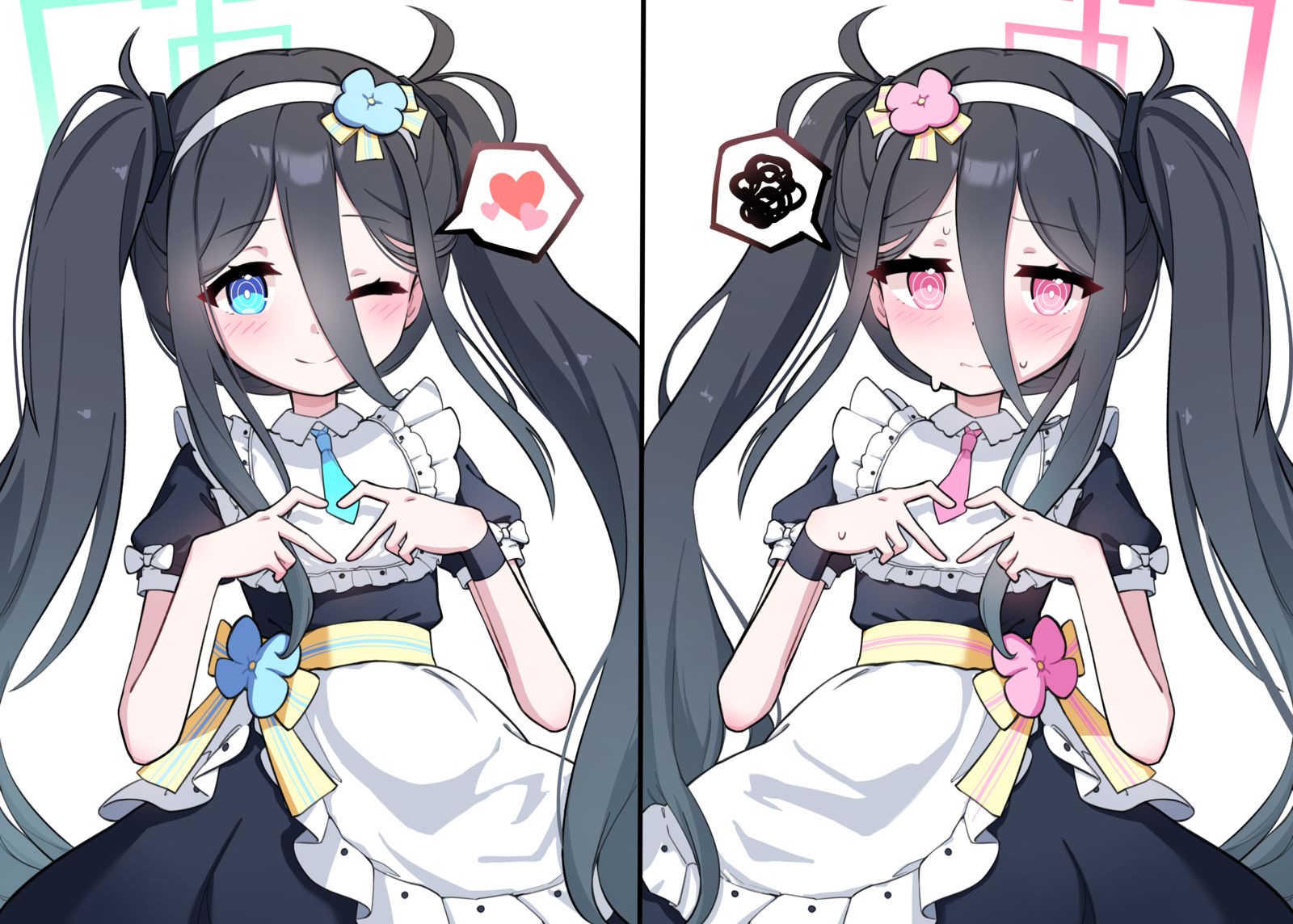 Aris and Kei插画图片壁纸