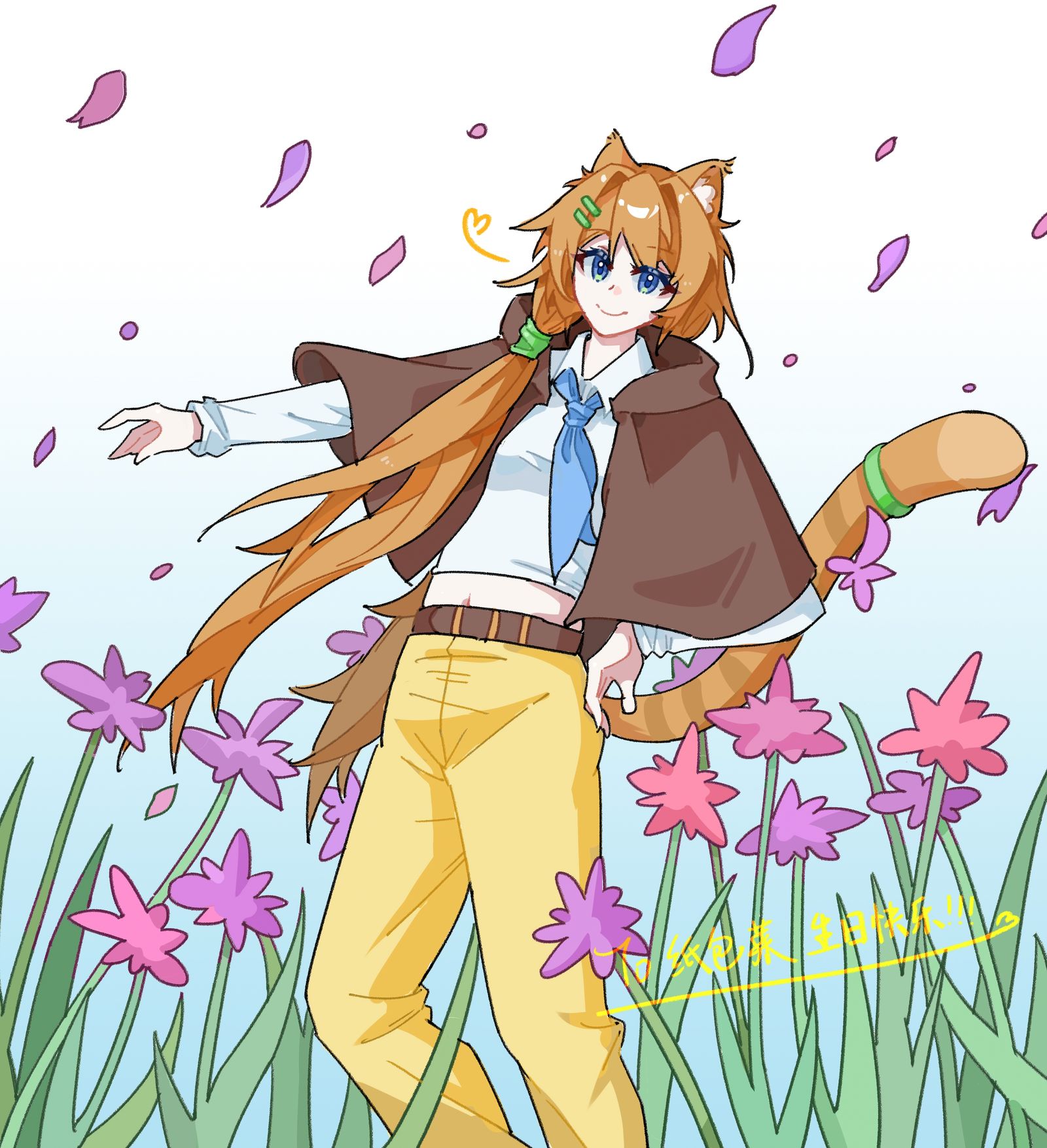 给朋友的OC生贺头像同人高清图