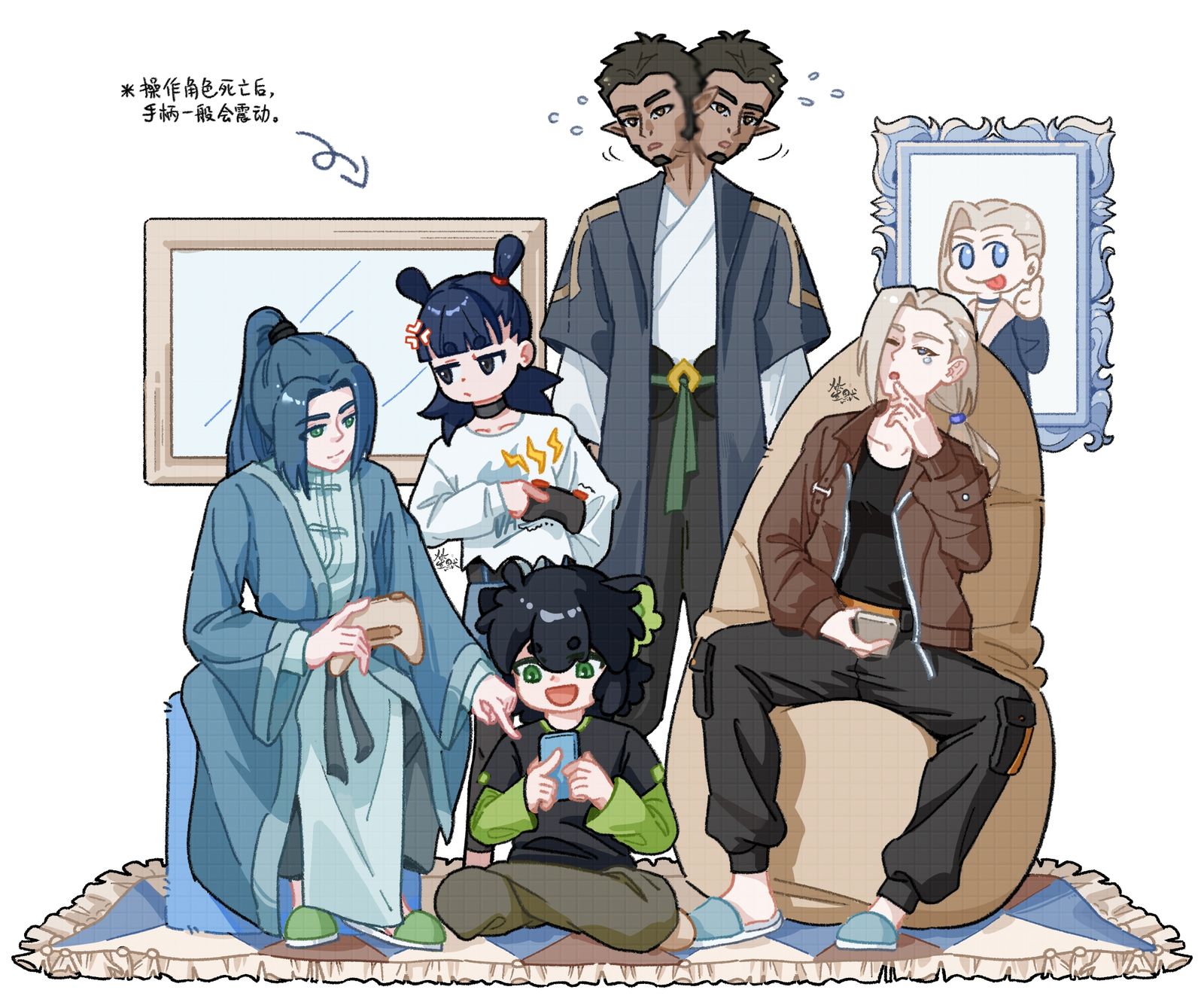 金门游戏群线下见面头像同人高清图