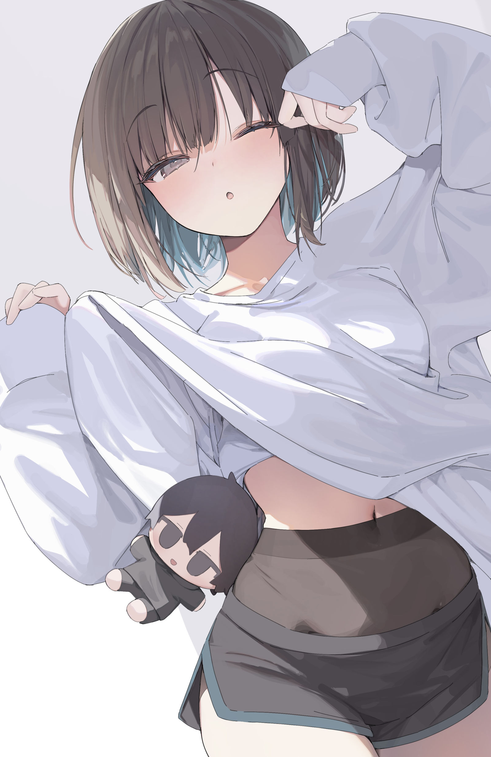 眠たげな彼女がかわいすぎる插画图片壁纸