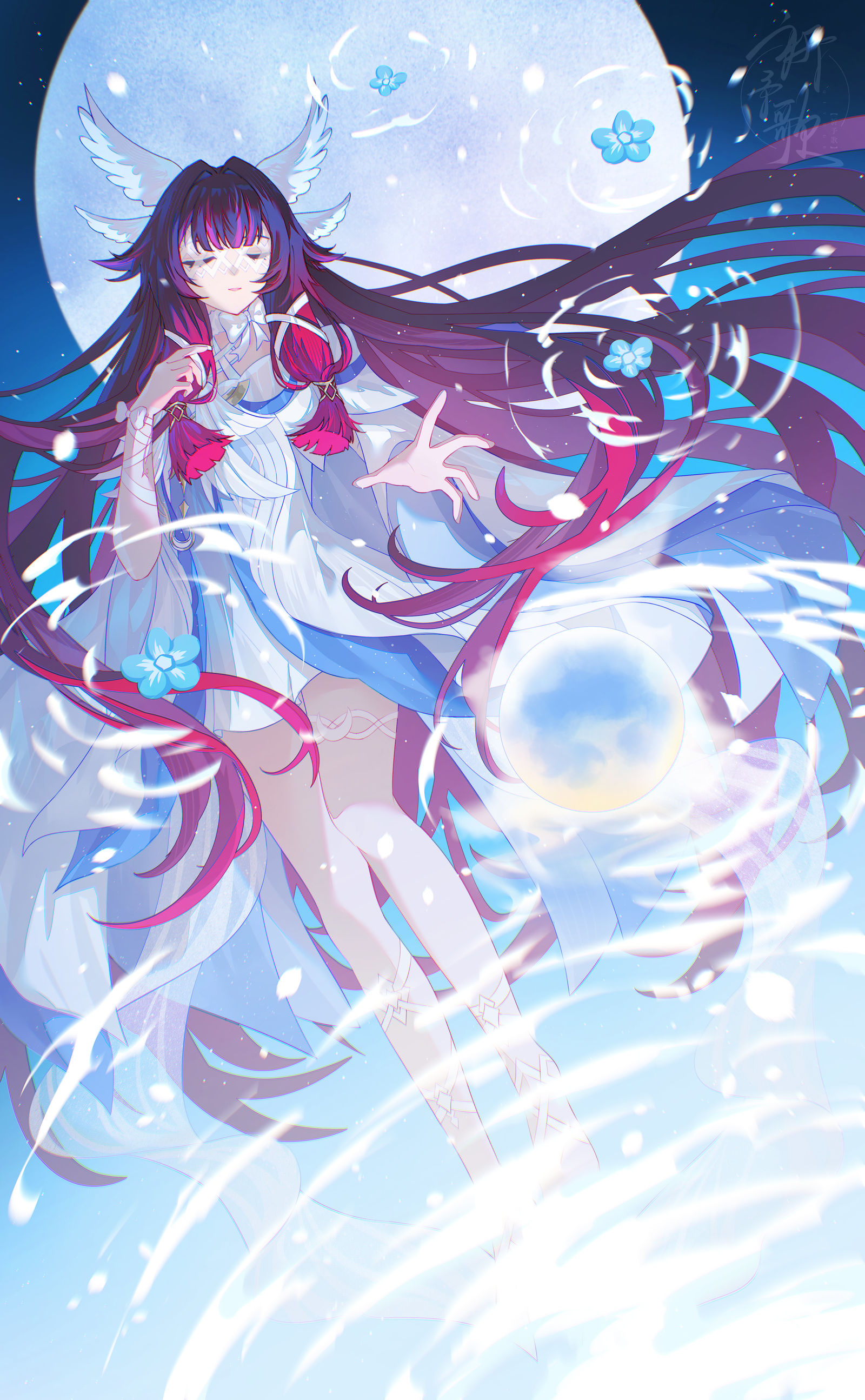 哥伦比娅插画图片壁纸