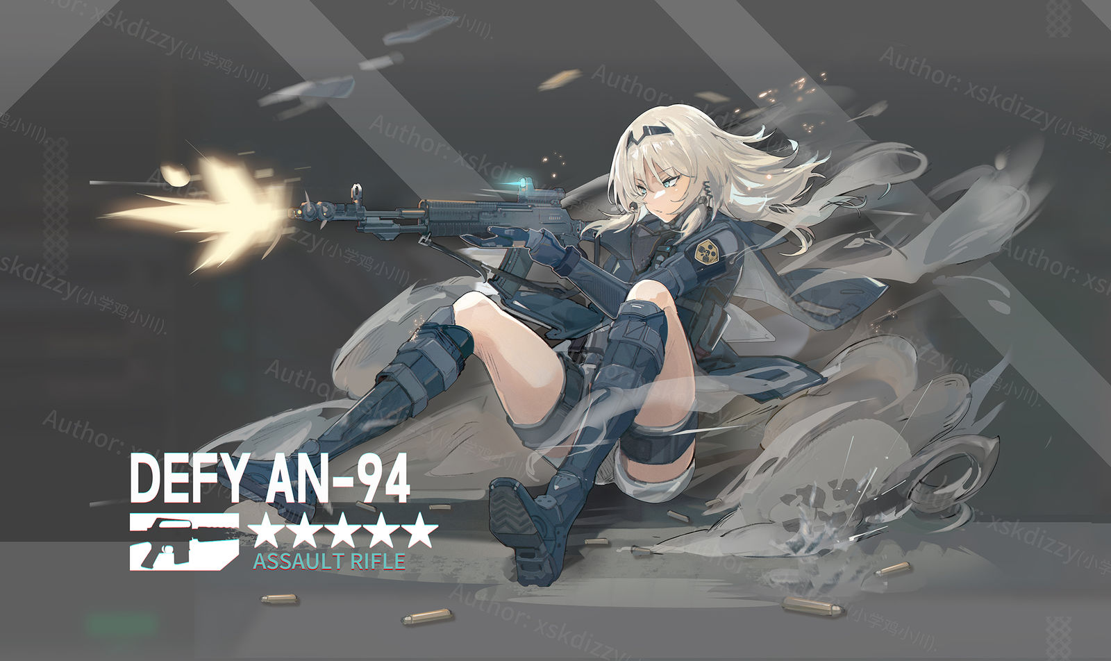 痛车AN-94插画插画图片壁纸