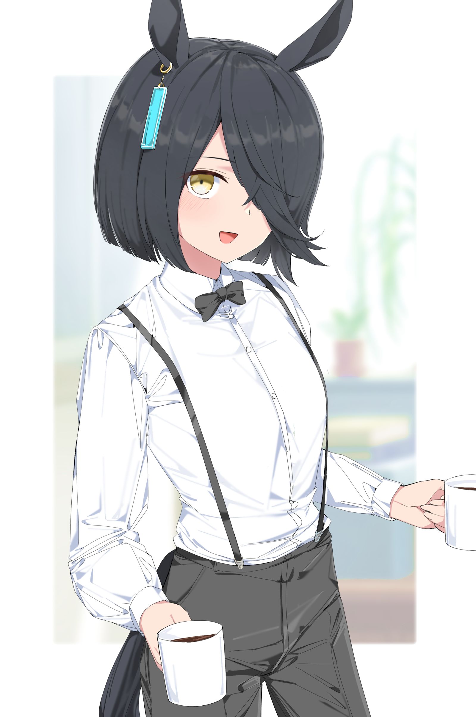 男装マンハッタンカフェ插画图片壁纸