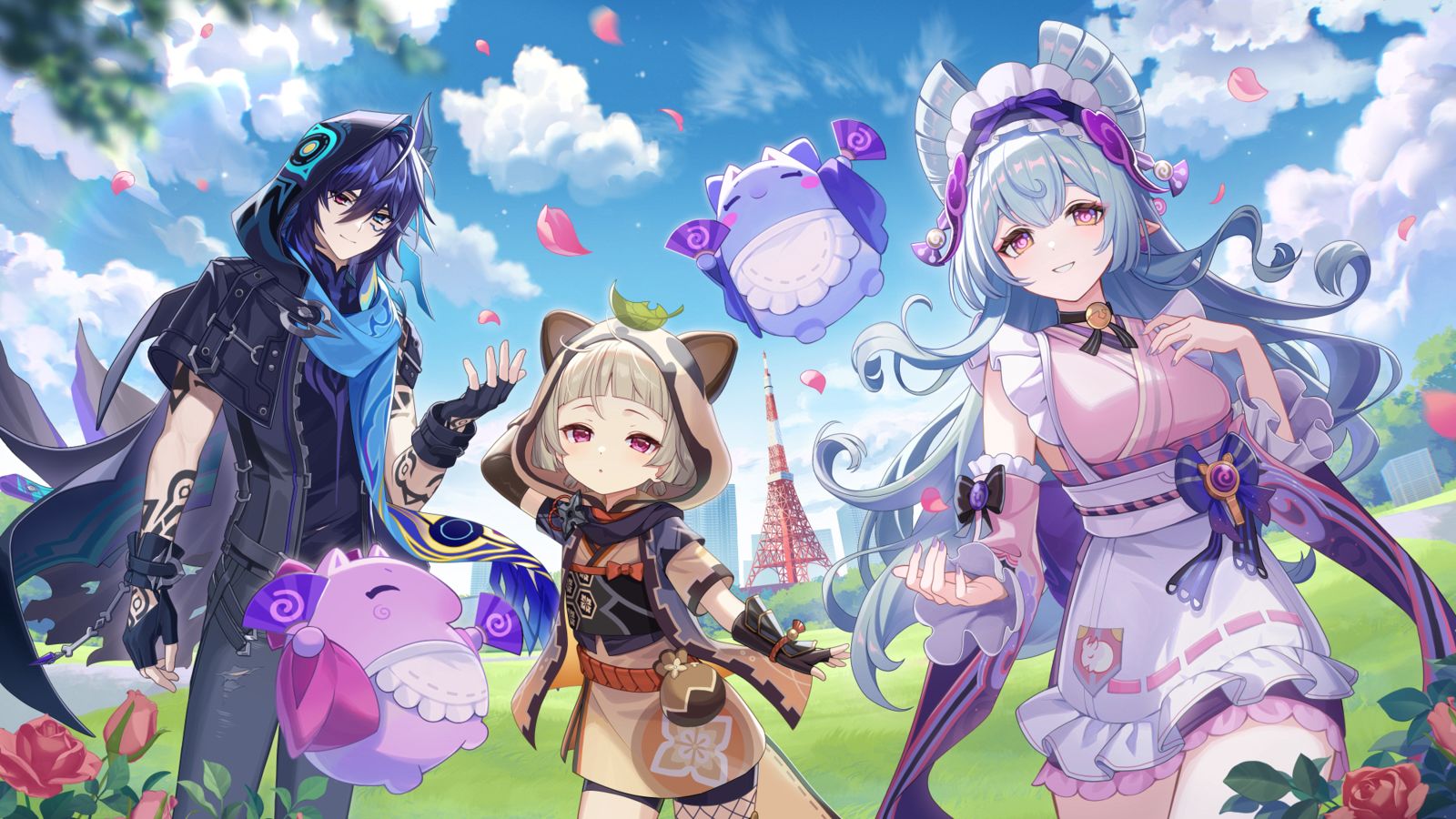 原神×スシロー插画图片壁纸