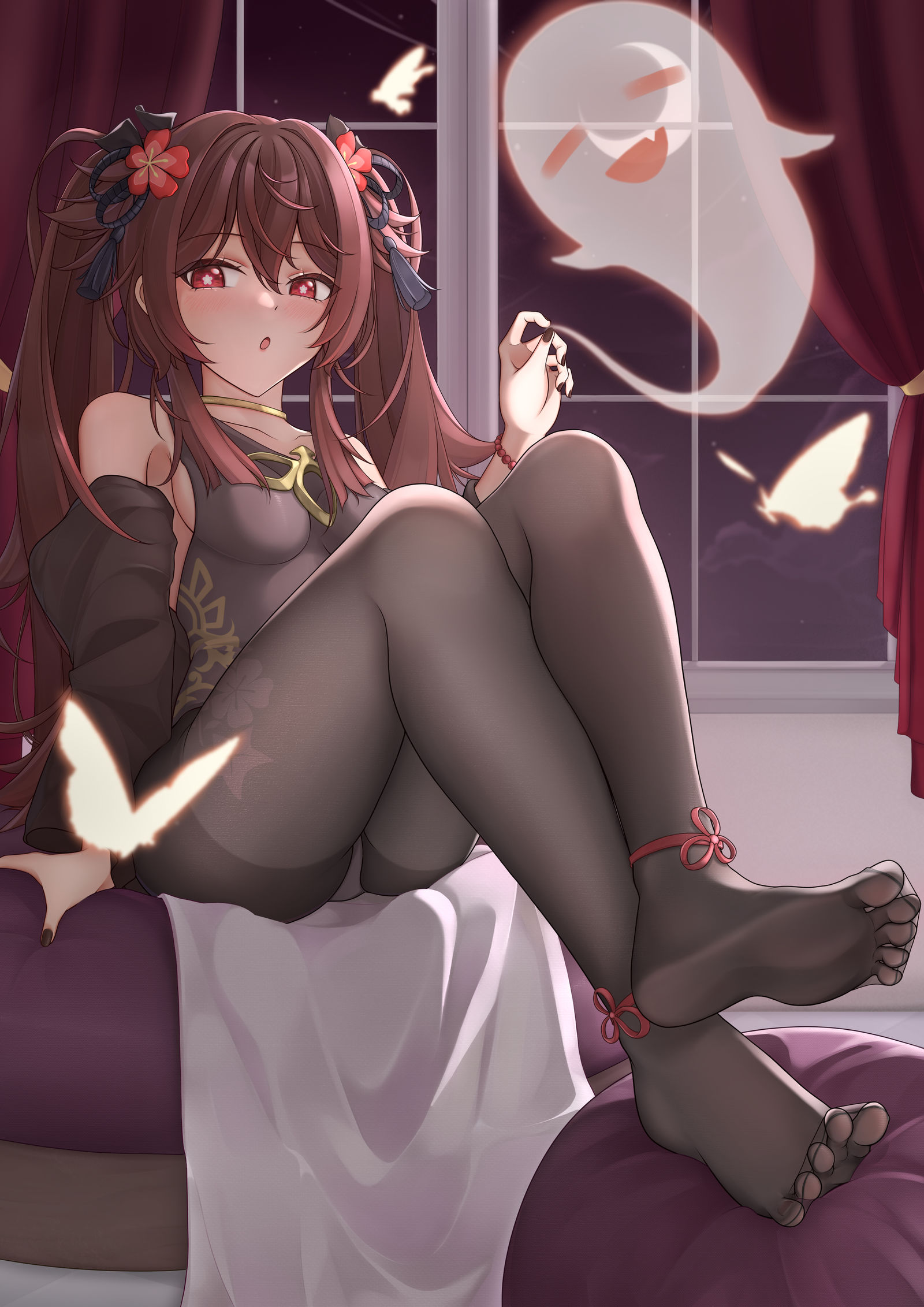 胡桃插画图片壁纸