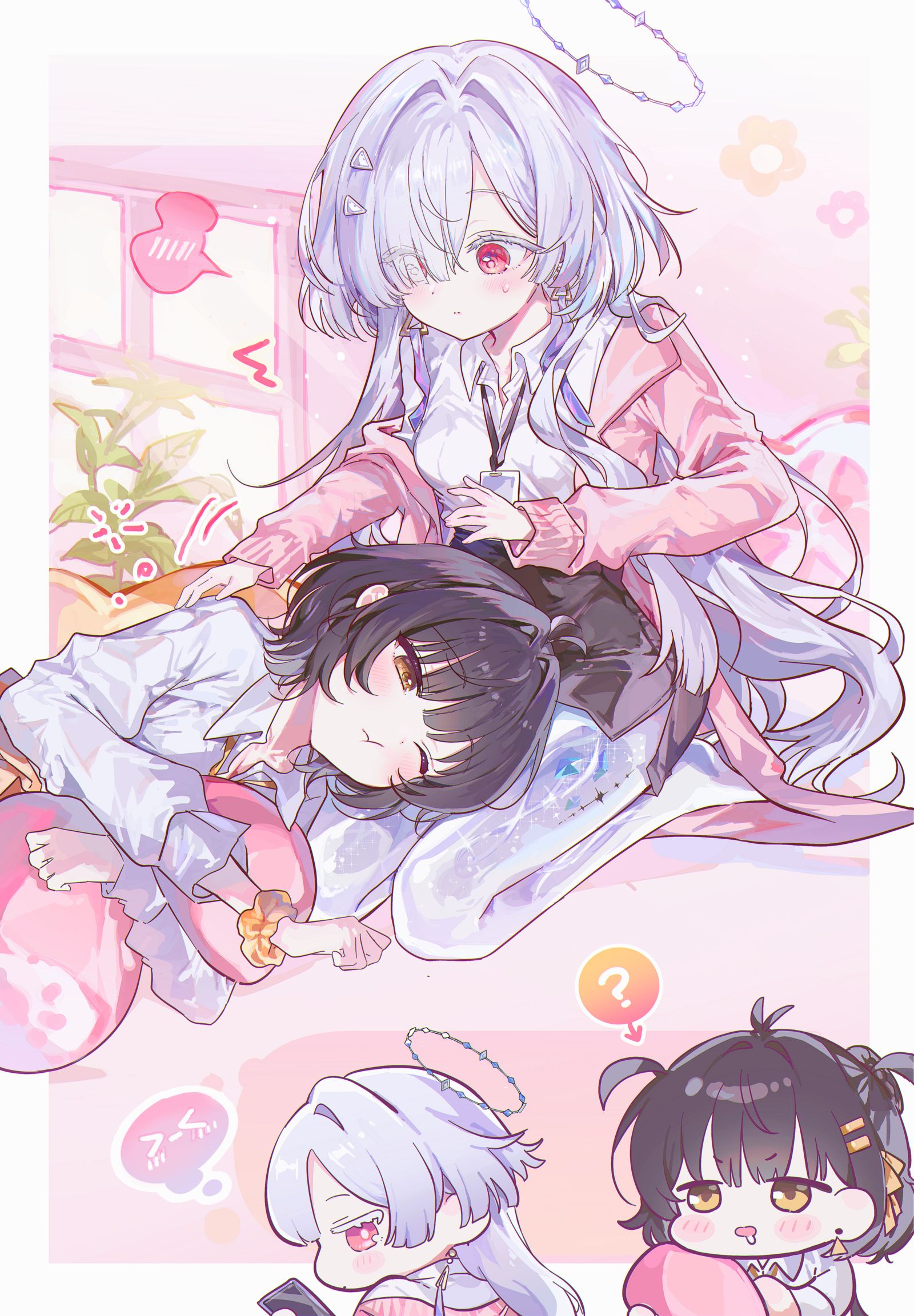 充電中 （精神的に）插画图片壁纸