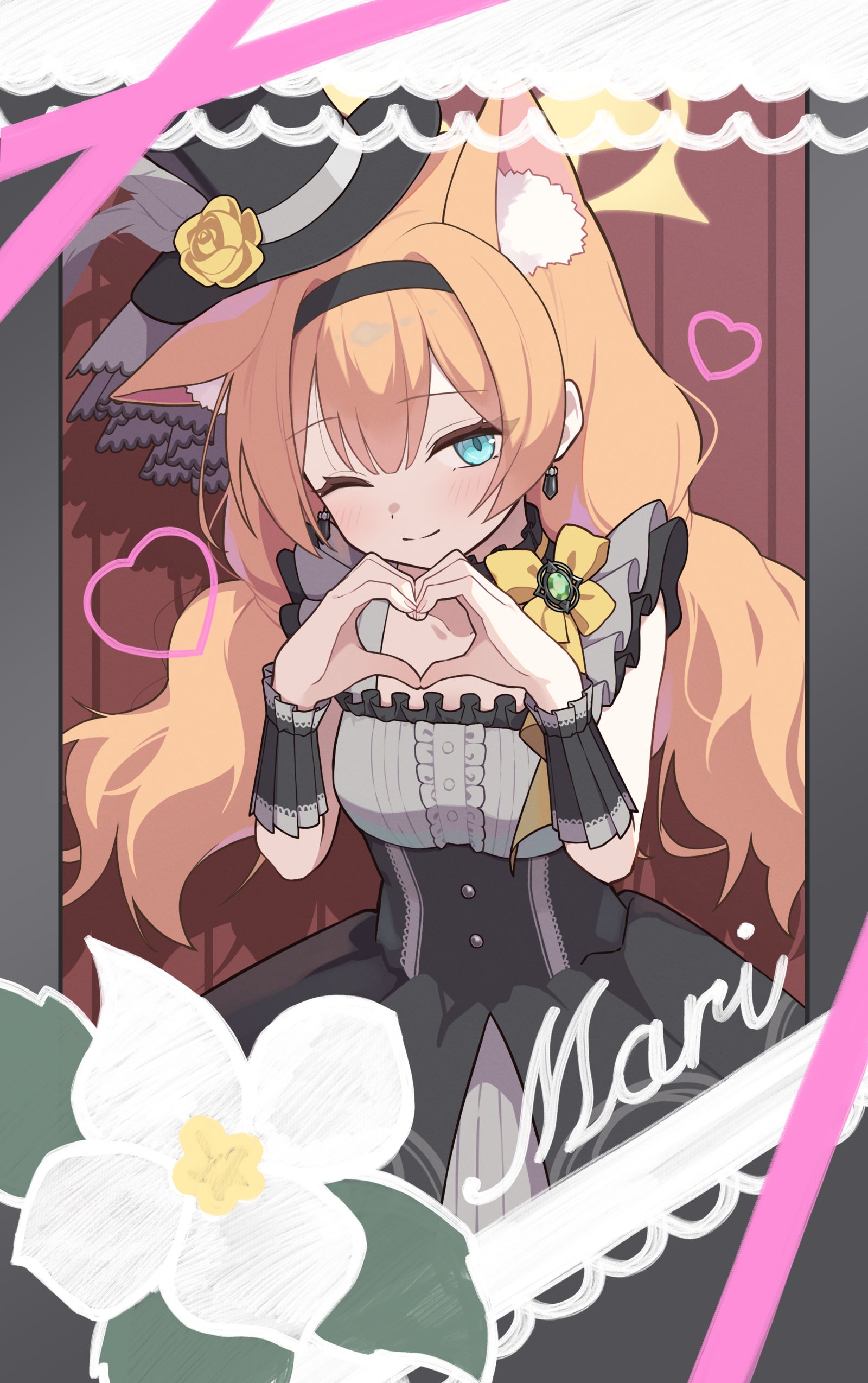 デコチェキ風マリーちゃん 