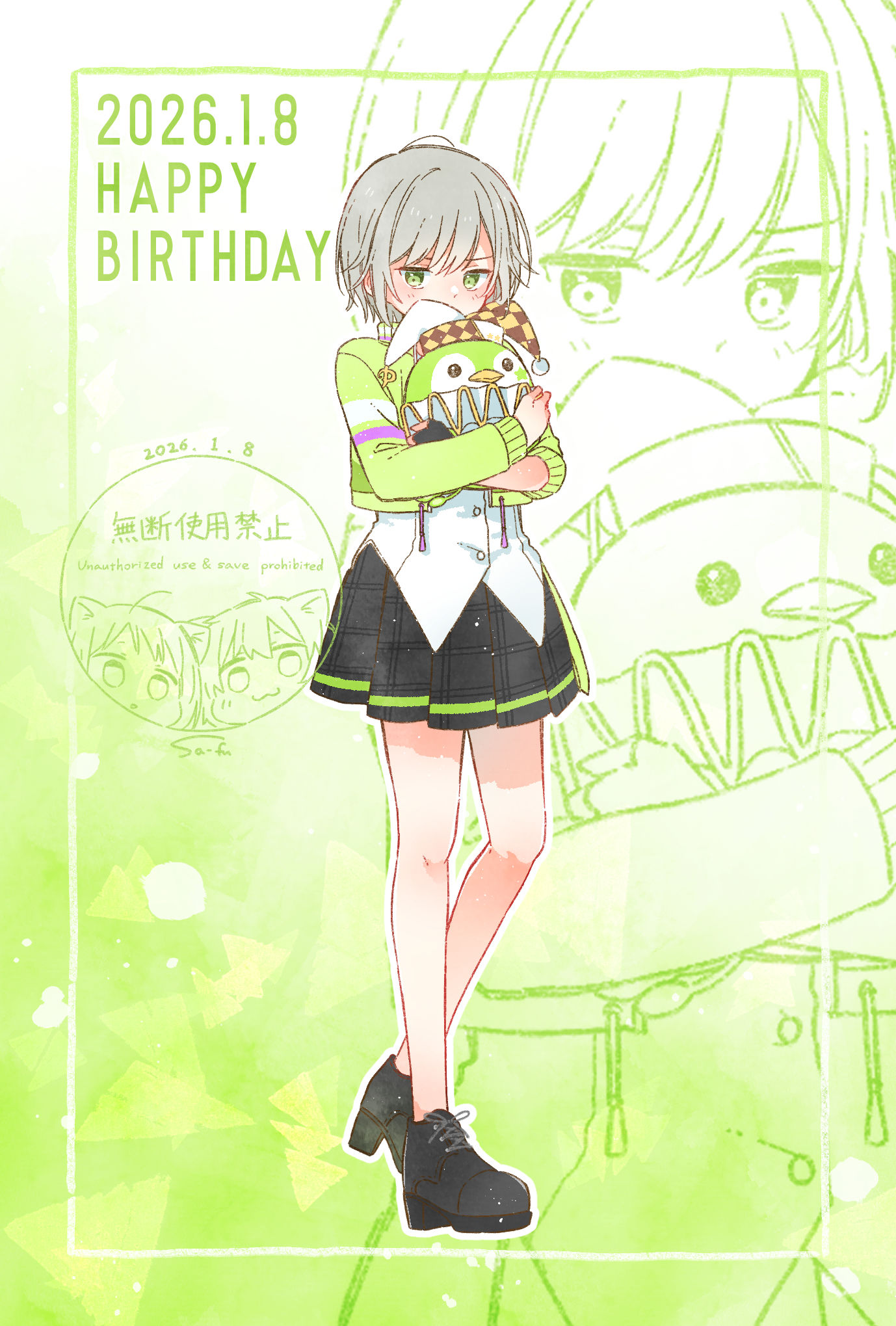 初心にかえって初期衣装を描いてみた⑧插画图片壁纸