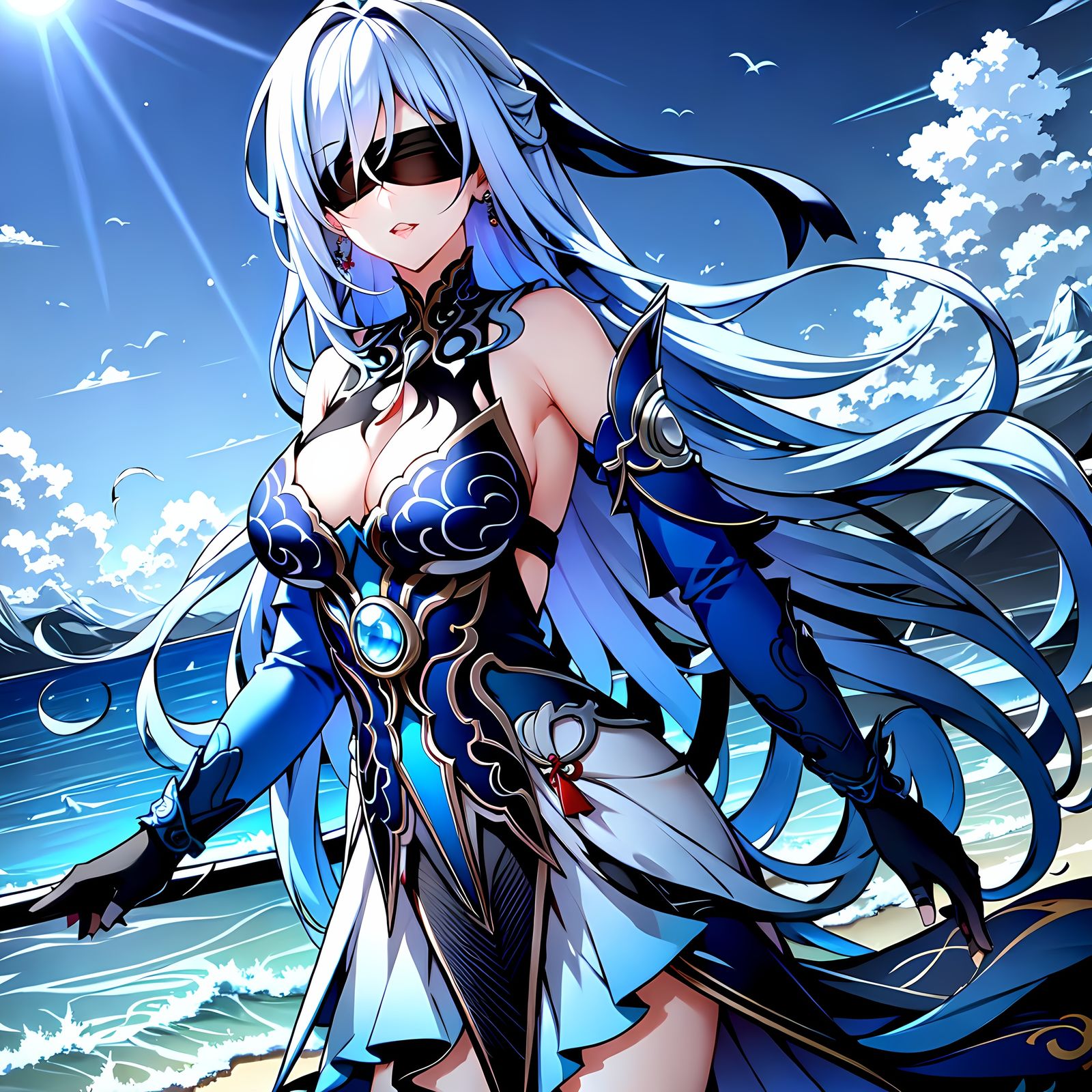 镜流-二次元风景Ai