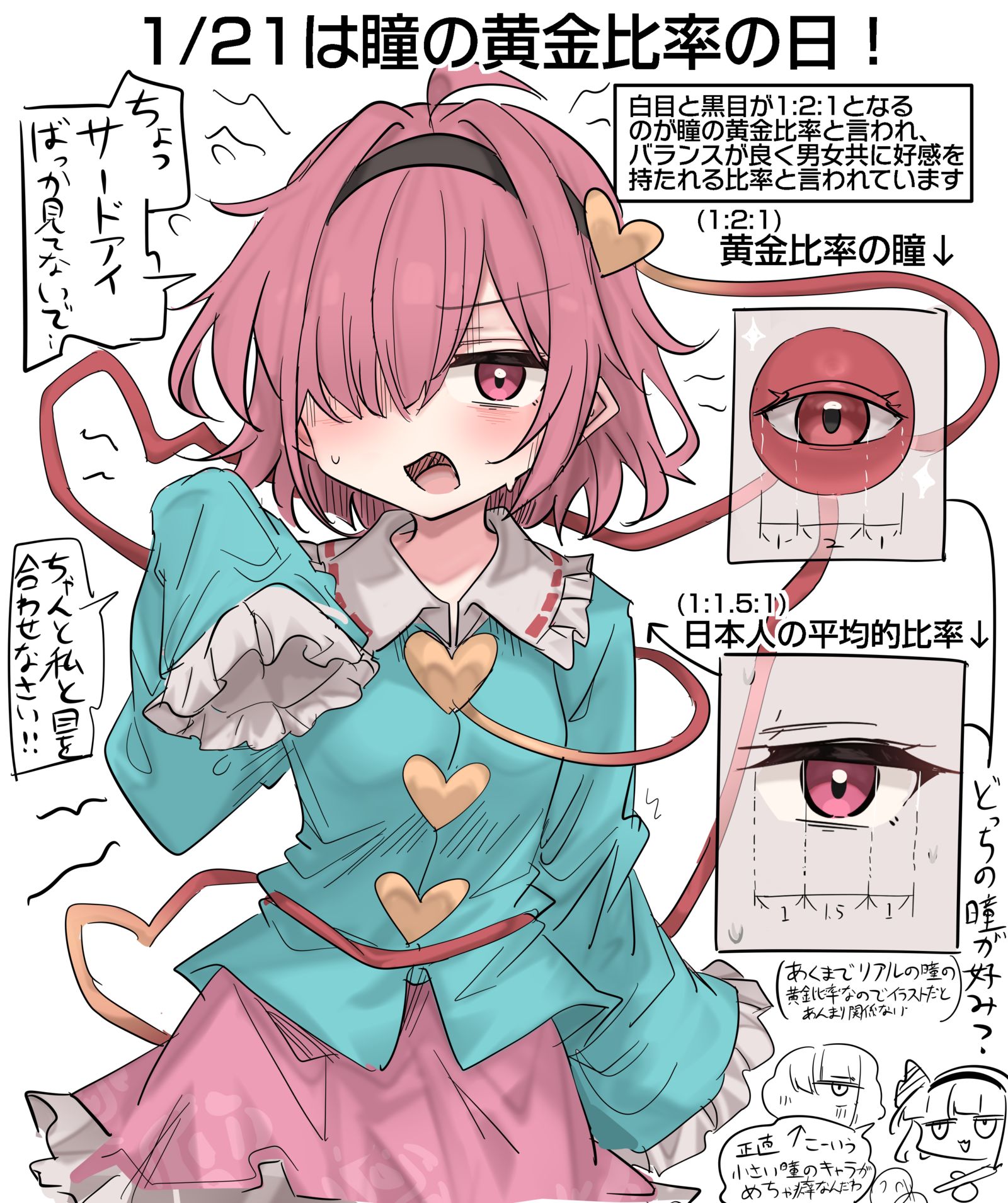 1/21は瞳の黄金比率！头像同人高清图