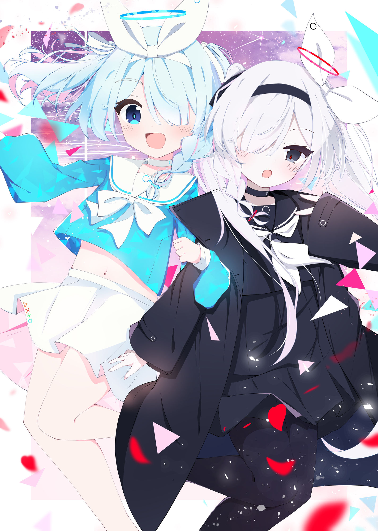 先生！私たちのツインテールを見てください！！插画图片壁纸