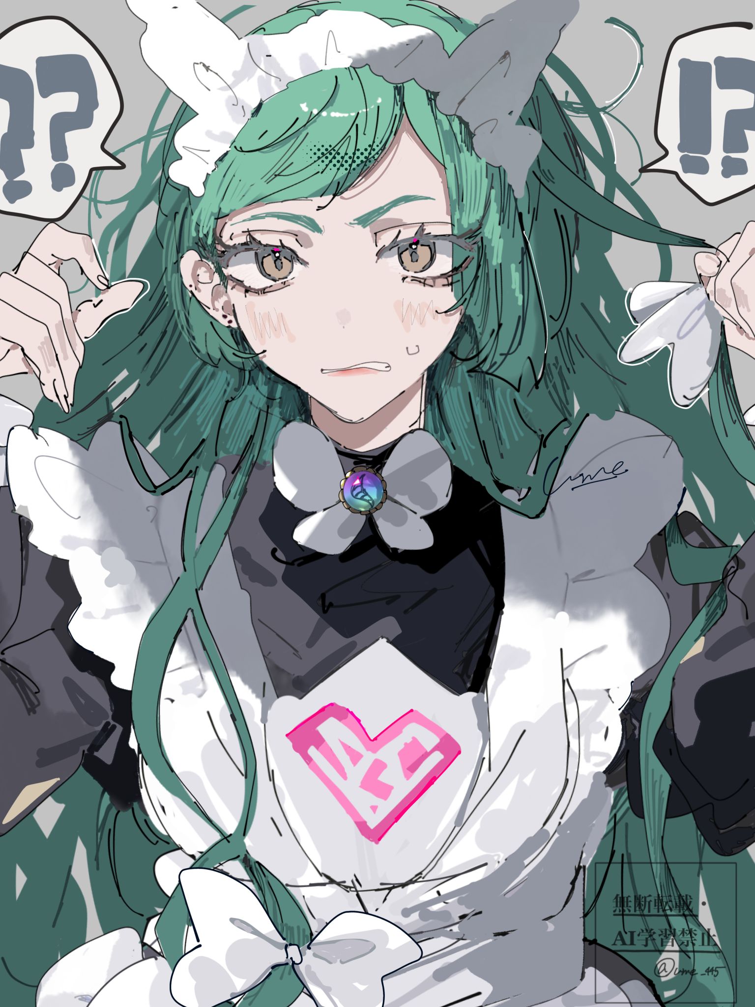 髪ほどいたハルジオさん見たいよ〜〜ん插画图片壁纸