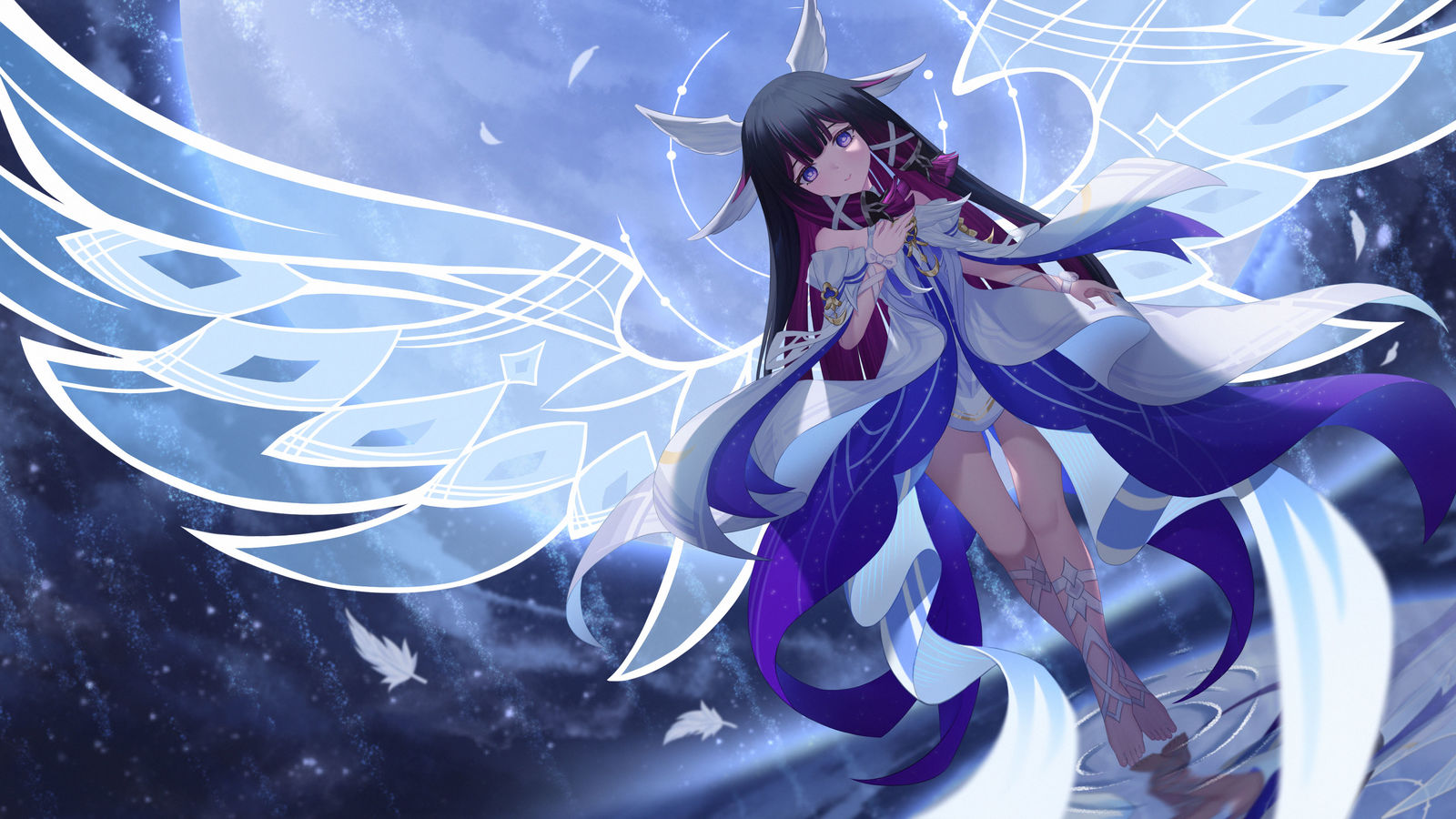 月下白鸽-原神原神少女