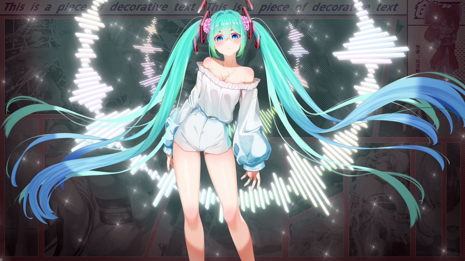 便服初音(*￣3￣)╭♡