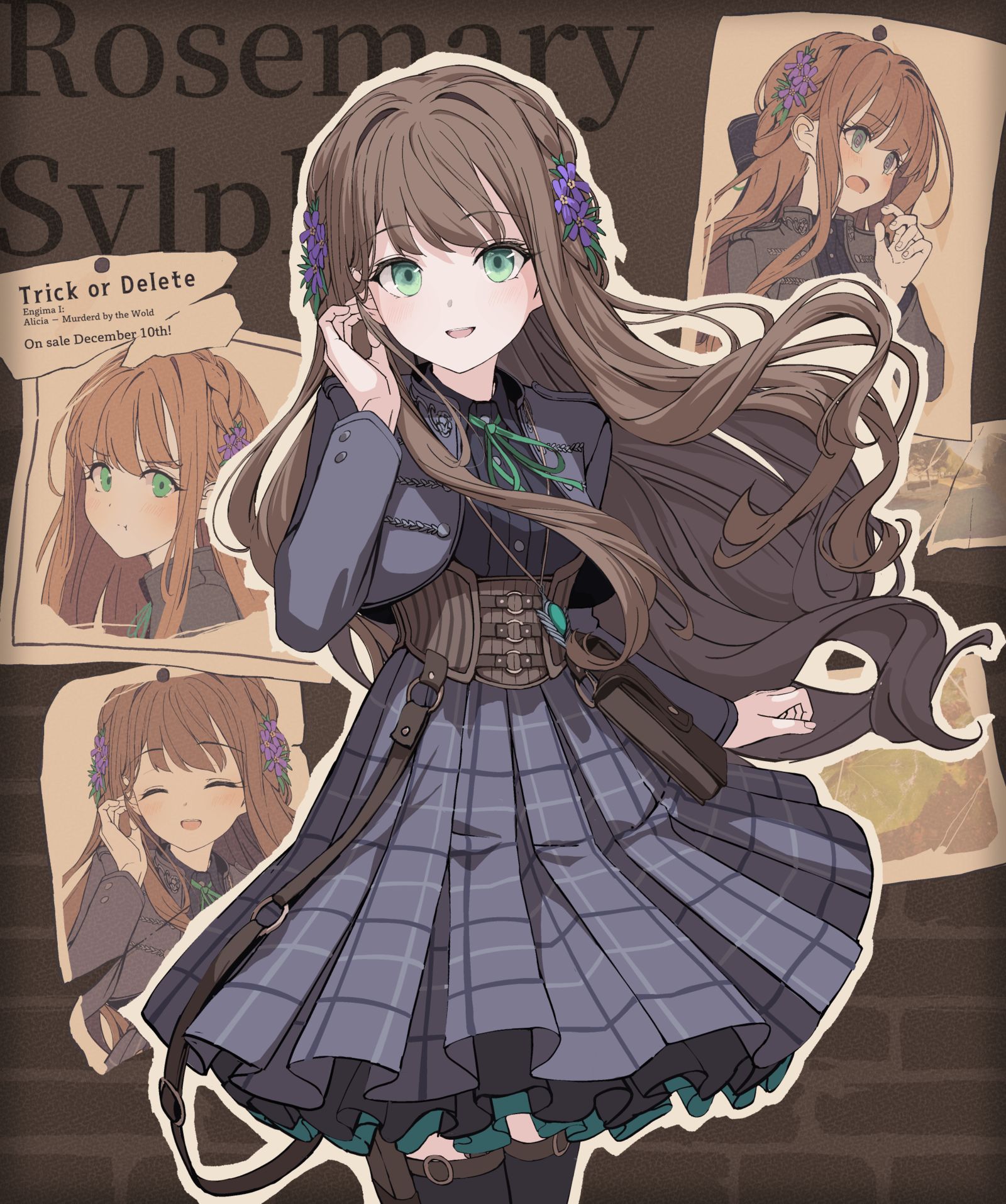 財閥令嬢　ローズマリー・シルフィード插画图片壁纸