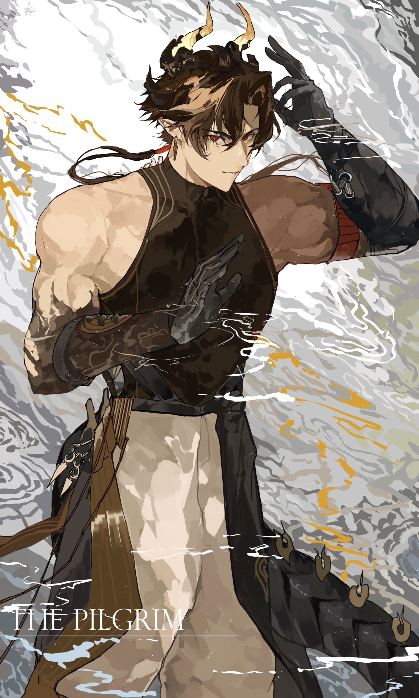 Chongyue (The Pilgrim)  插画图片壁纸