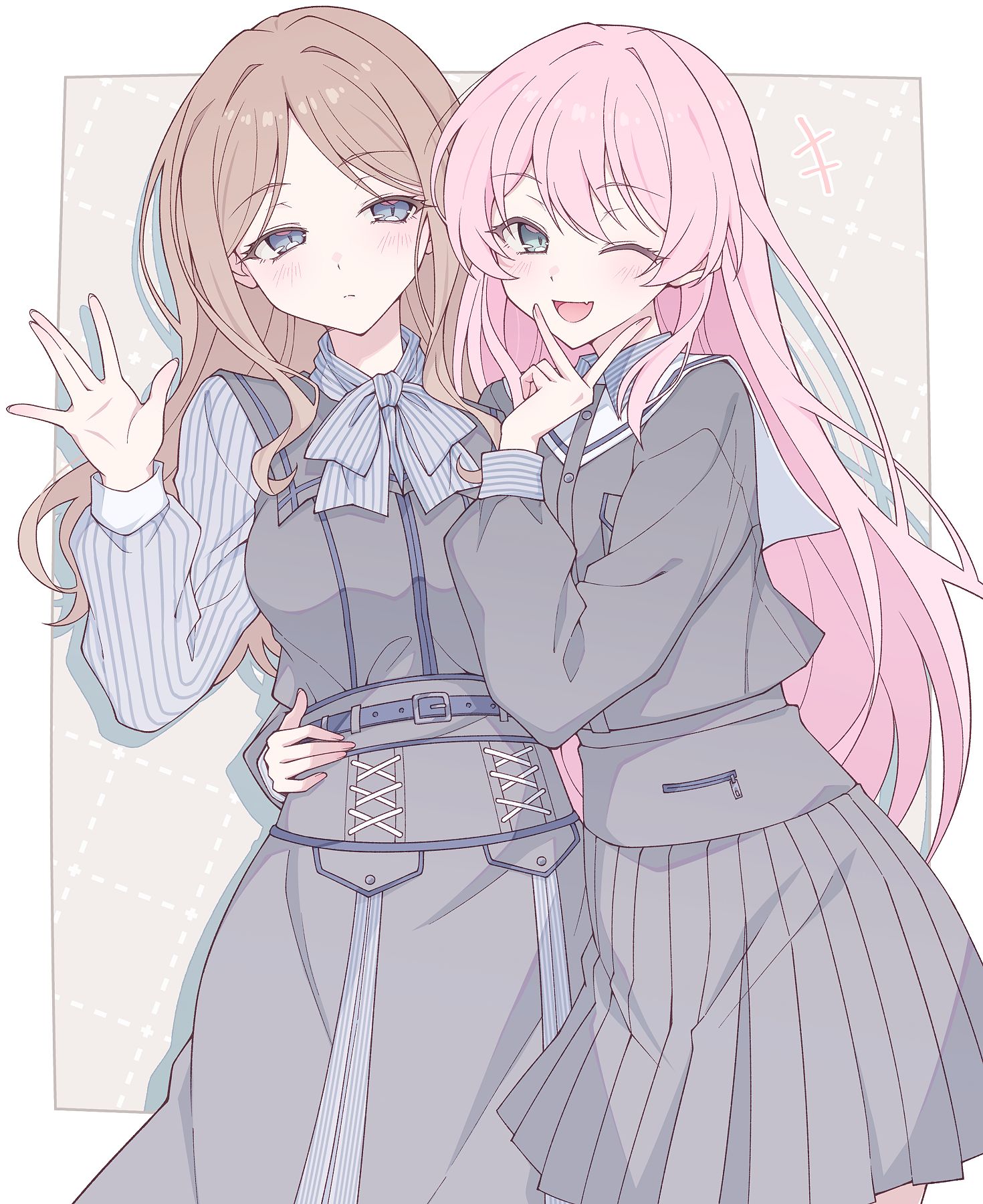 新衣装あのそよ插画图片壁纸