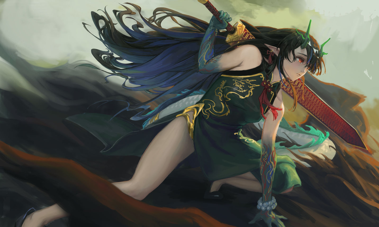 明日方舟 夕头像同人高清图