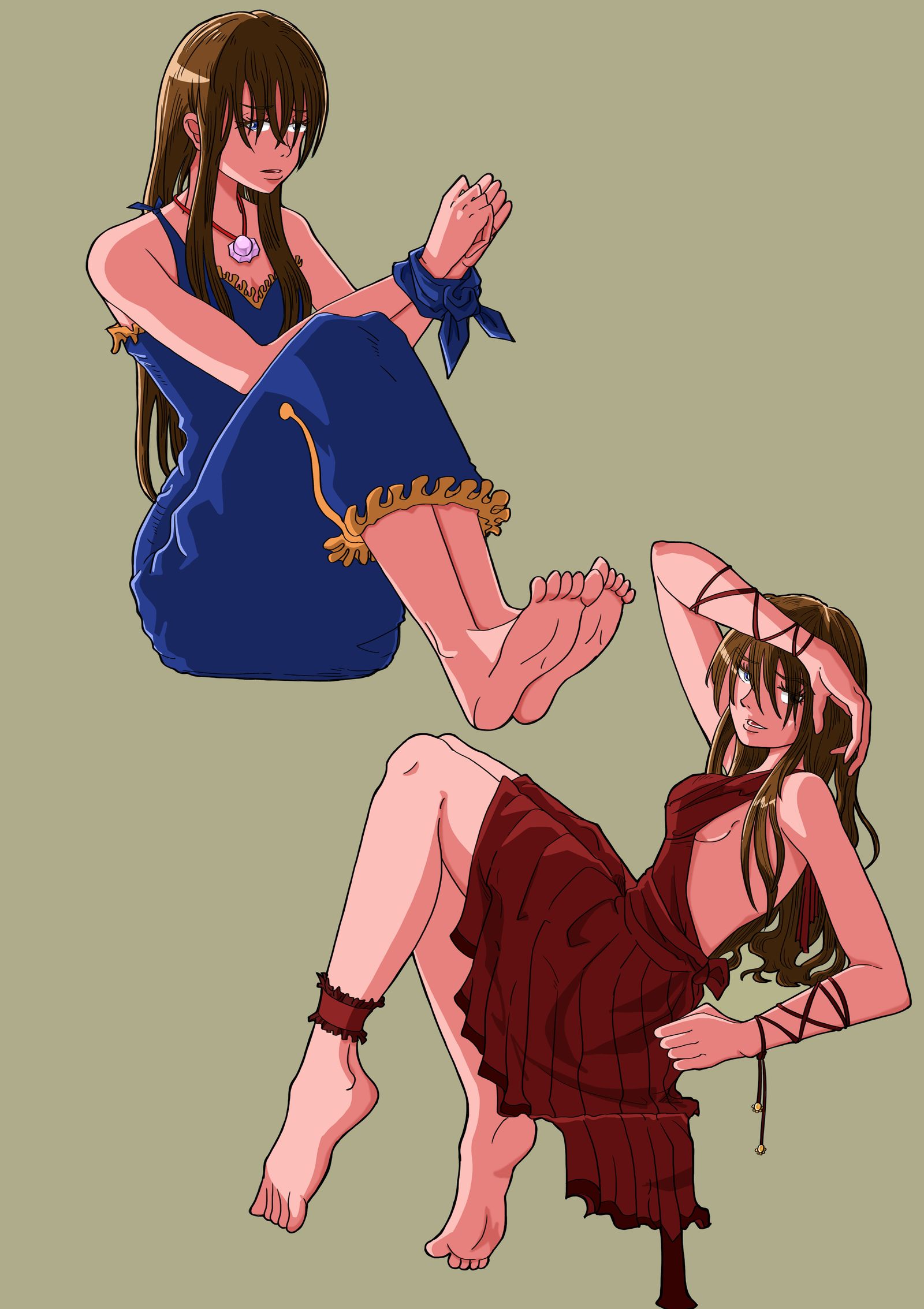 练习上色61-赛璐璐礼服