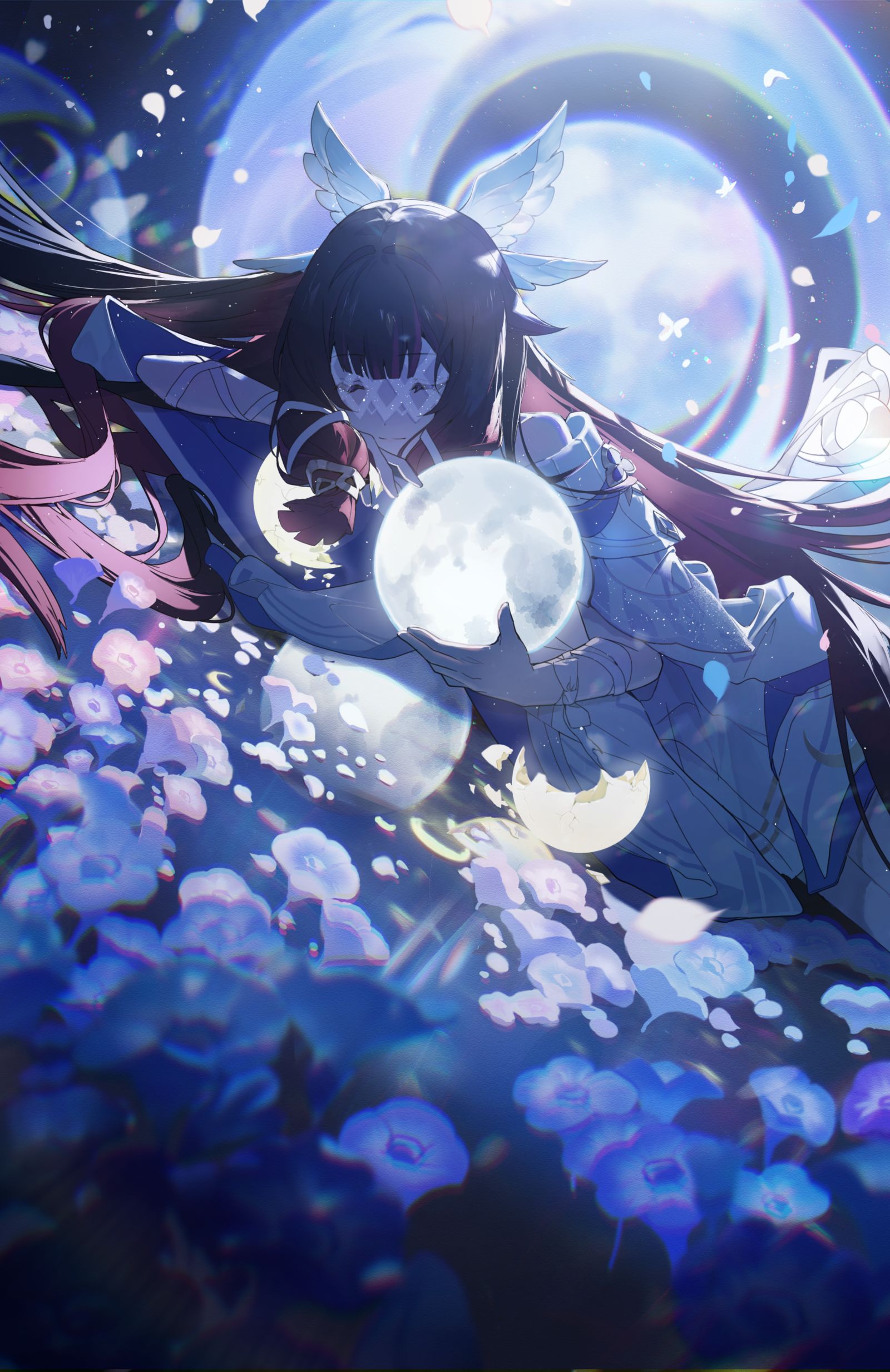 1番明るい月插画图片壁纸