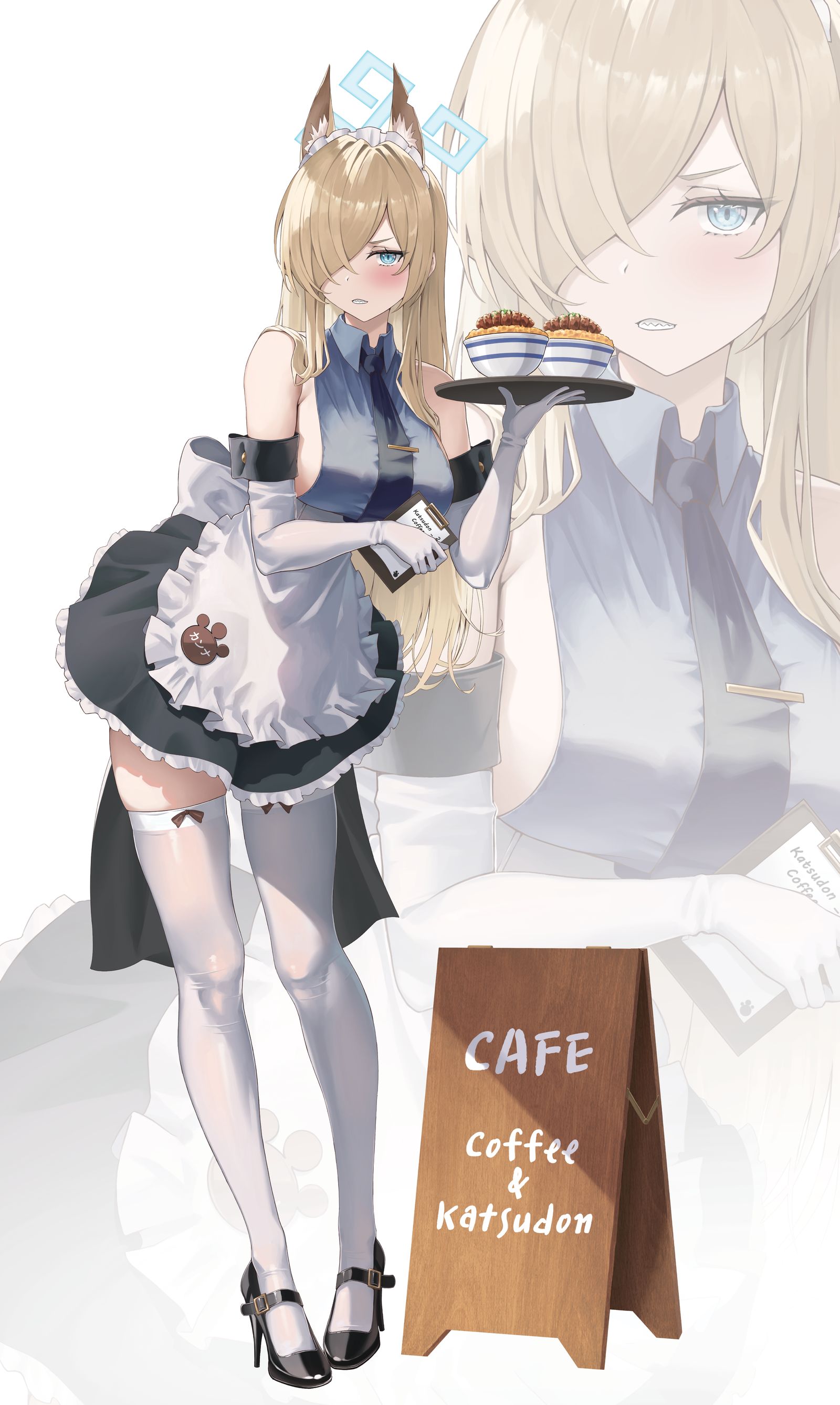 メードカンナ-碧蓝档案兽耳