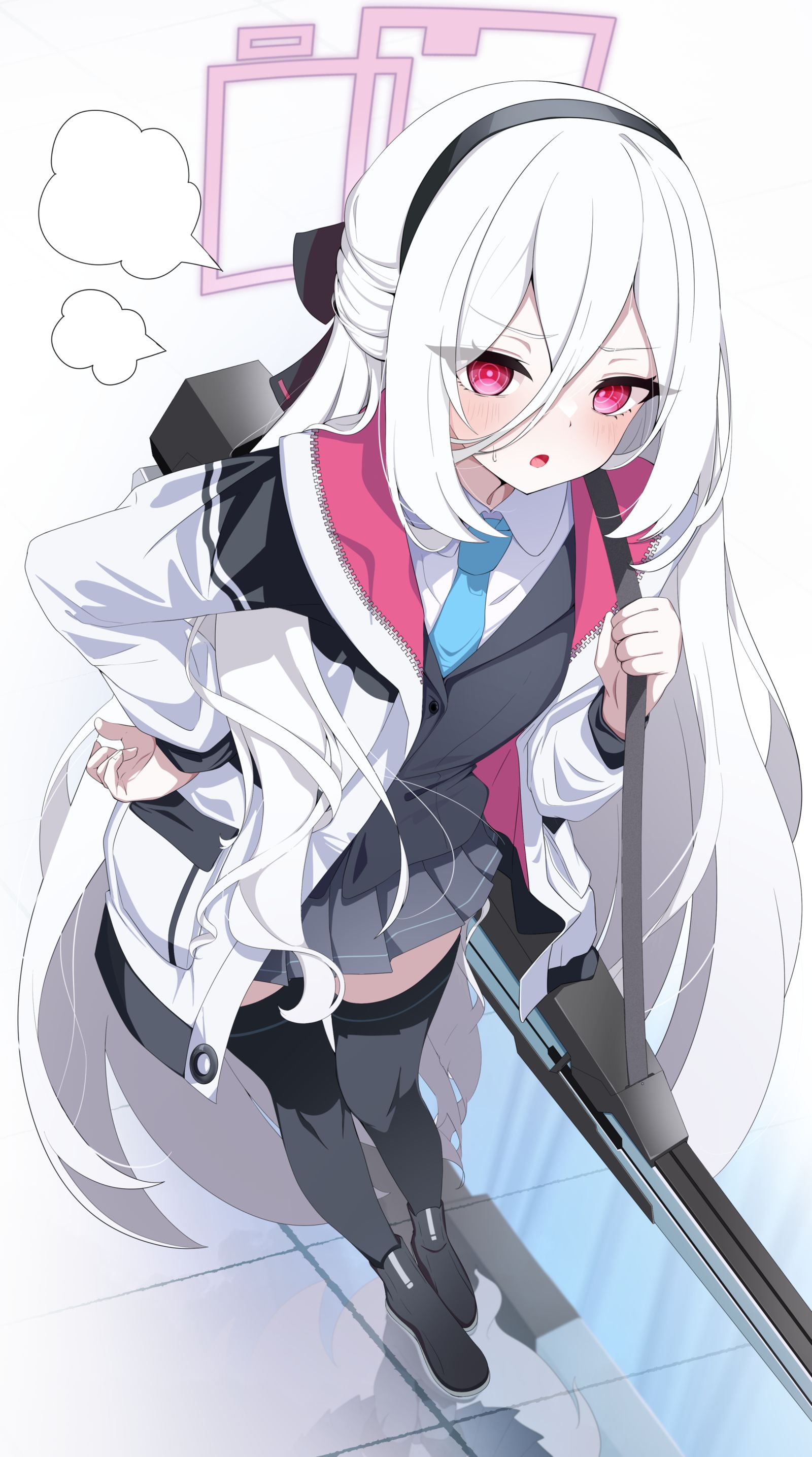 なんでジロジロ見てくるんですか！插画图片壁纸