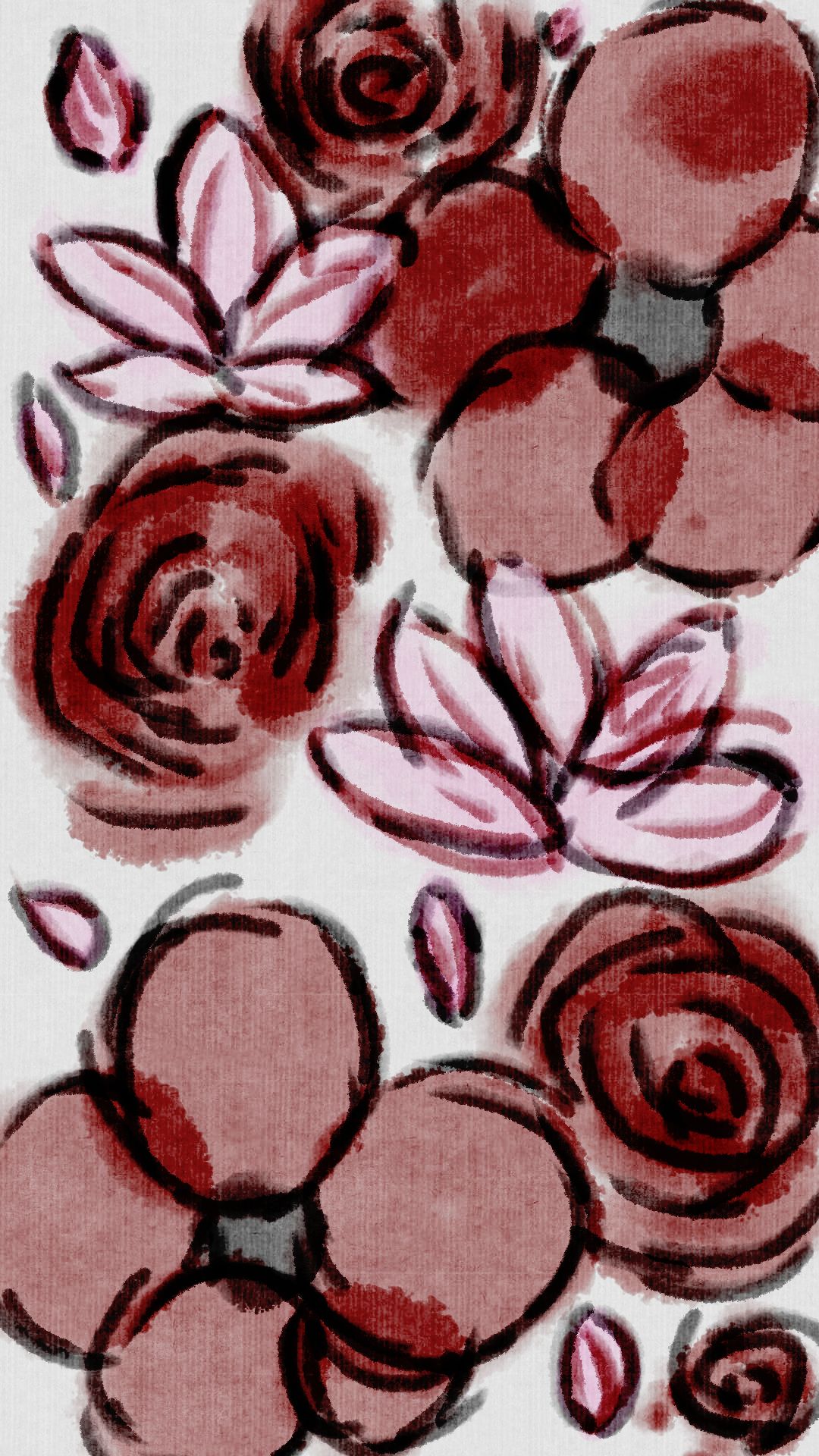 国风花花￥50（约稿请私聊）插画图片壁纸