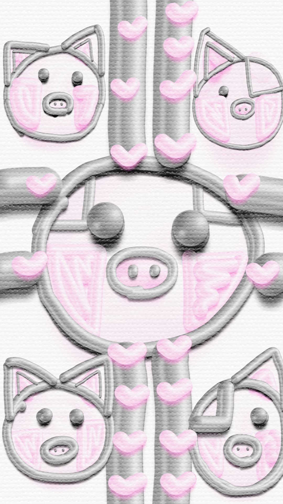 可爱小猪表情包（约稿收购请私聊）插画图片壁纸