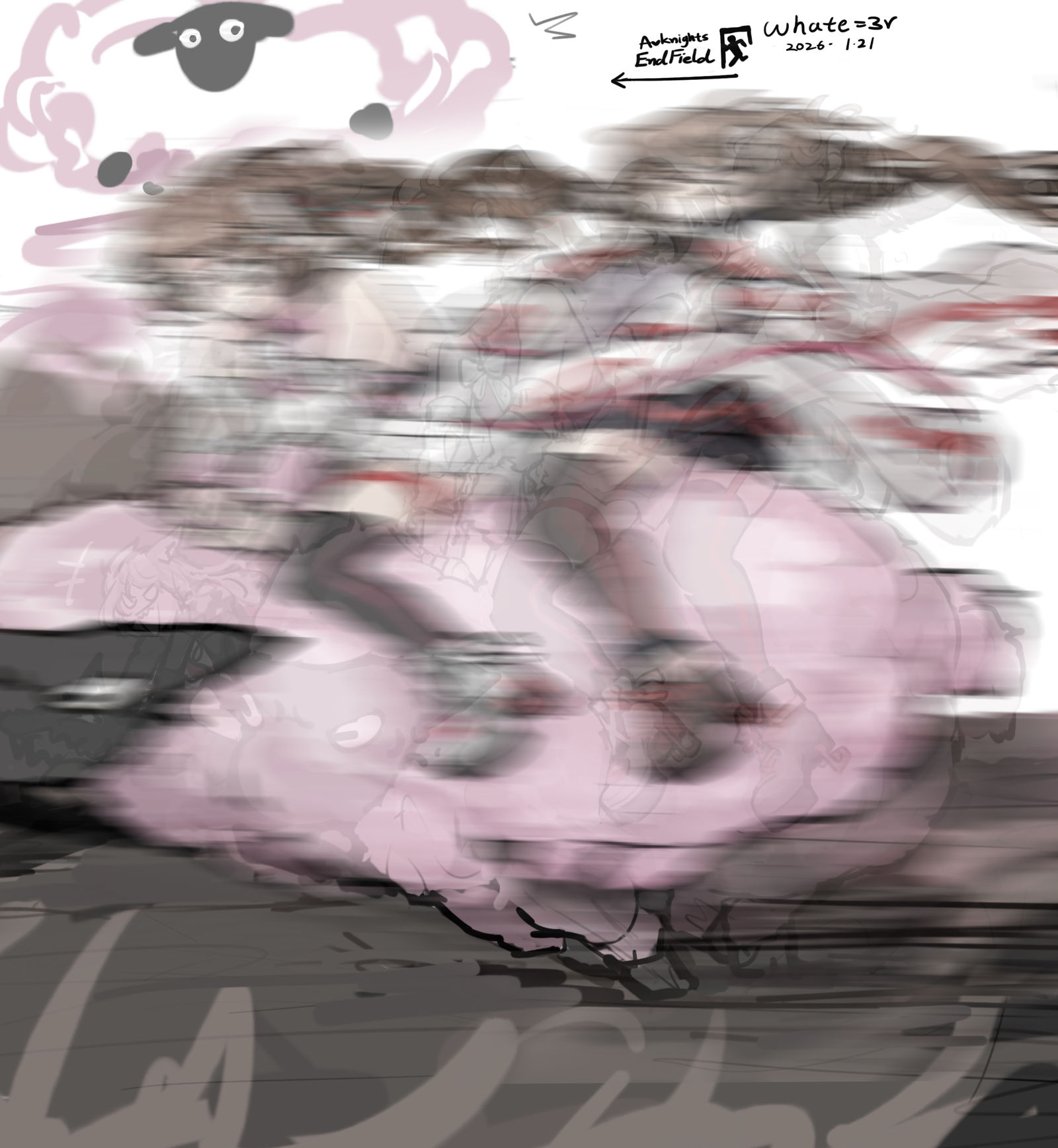 Front Dush！插画图片壁纸