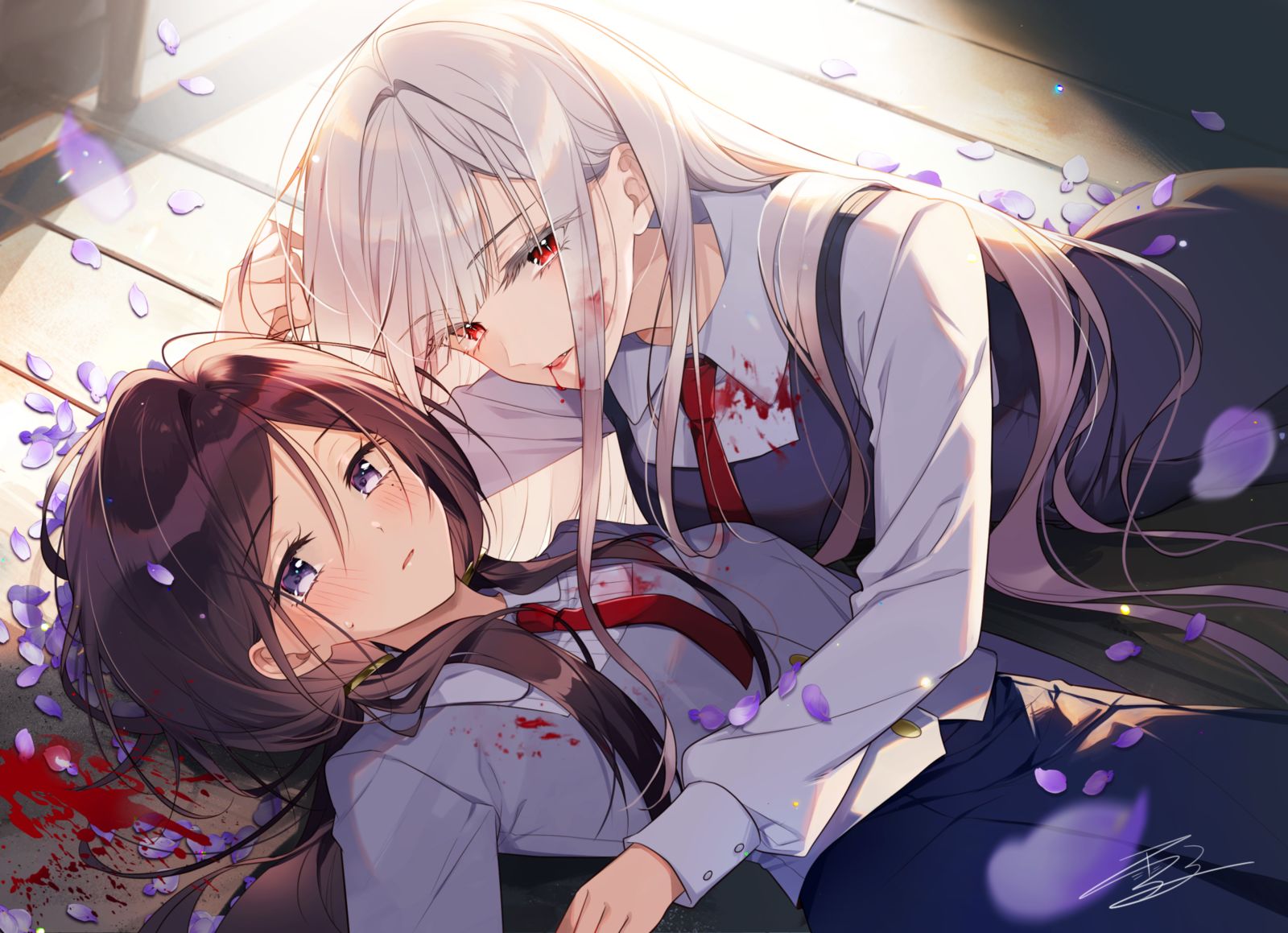 白妙様、秘密ですよ插画图片壁纸