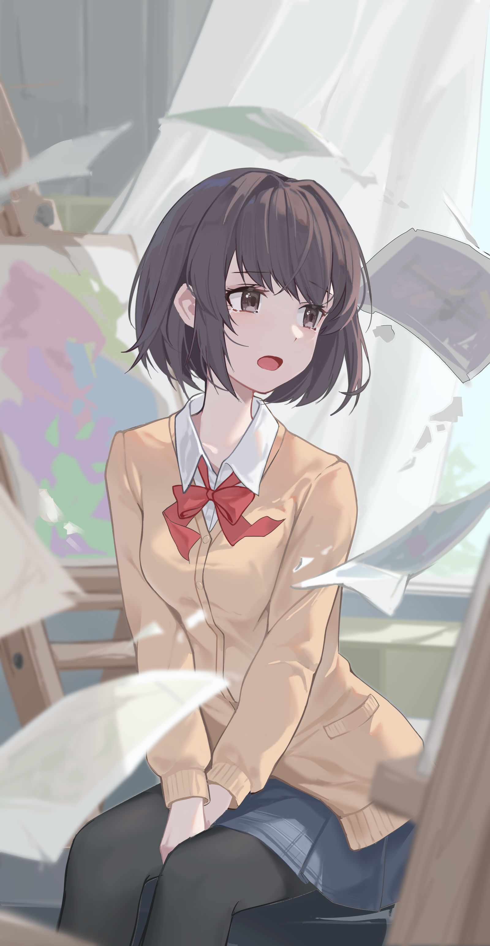 どうして描けないの插画图片壁纸