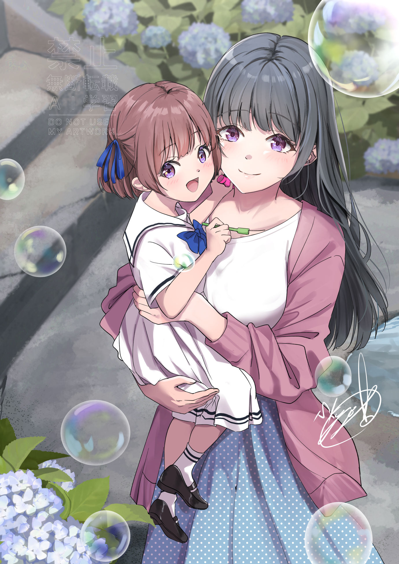 雨上がりのうたかた插画图片壁纸