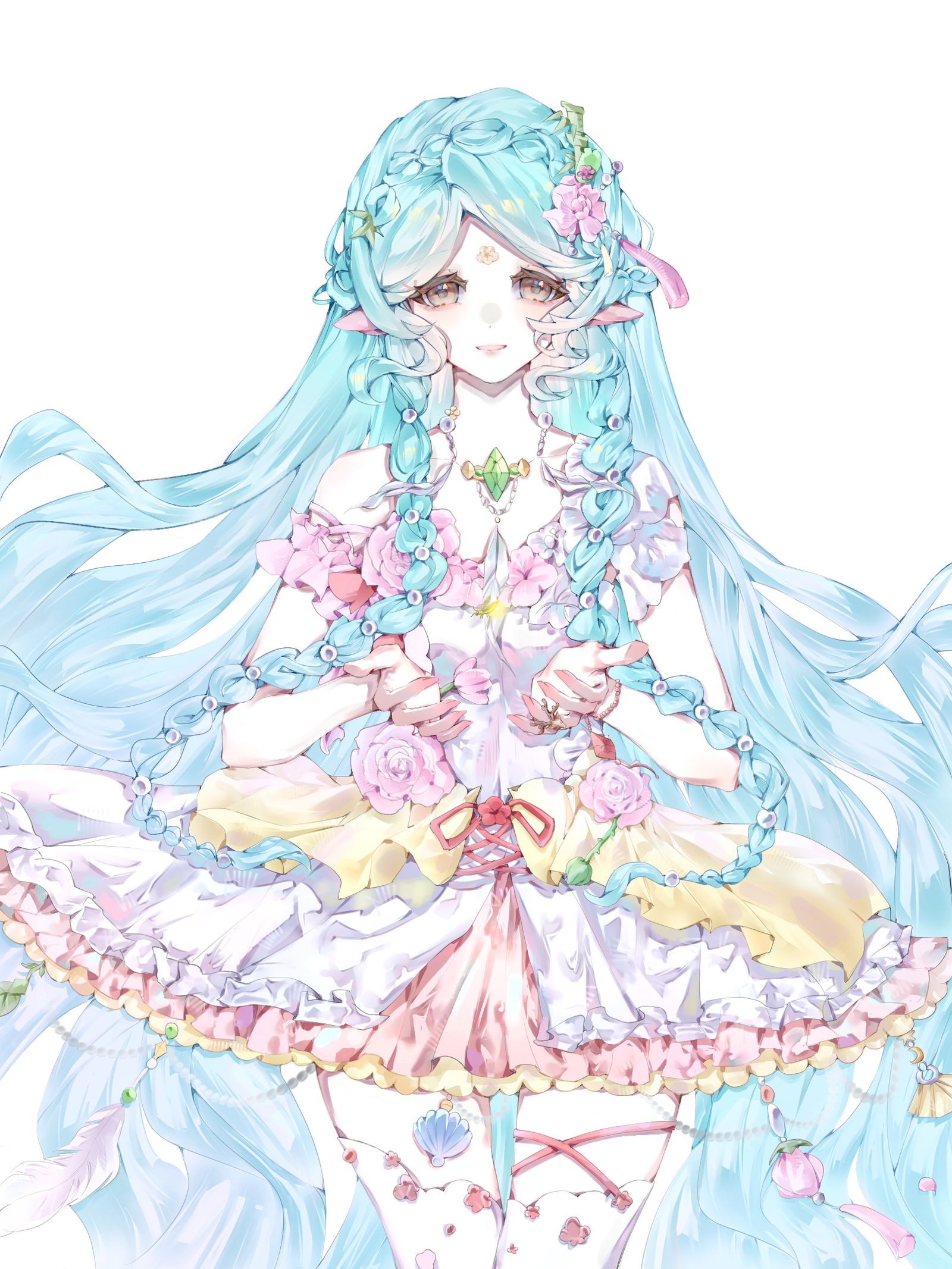 萤火夜光插画图片壁纸