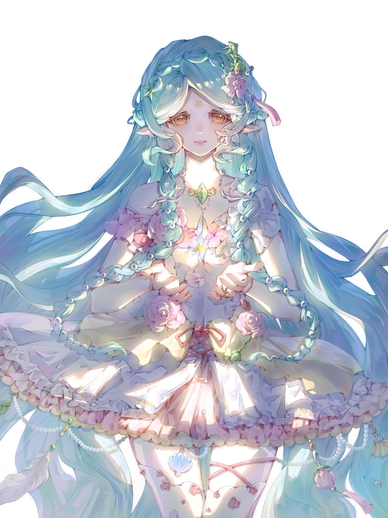 萤火夜光插画图片壁纸