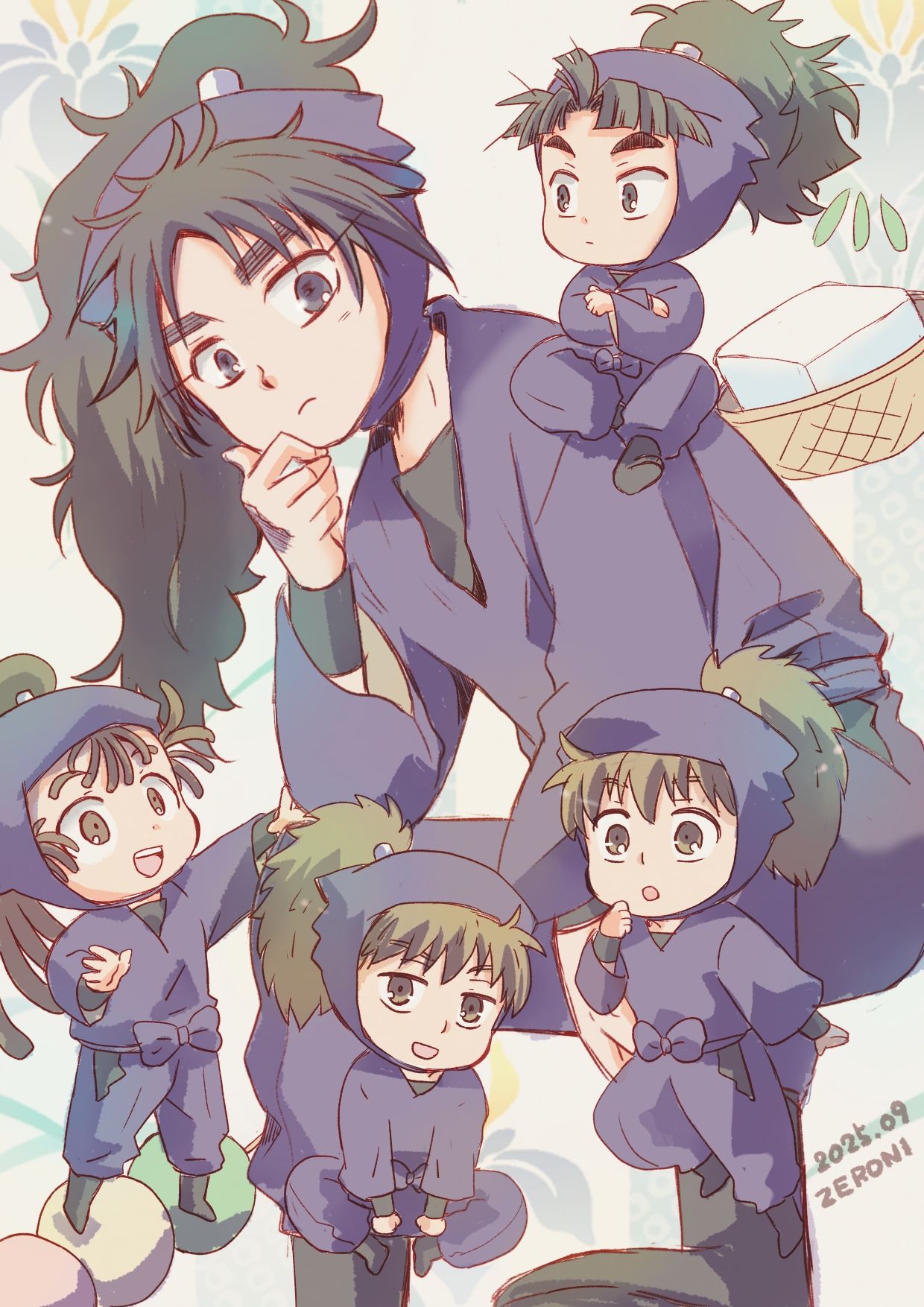 にんたまご。3插画图片壁纸