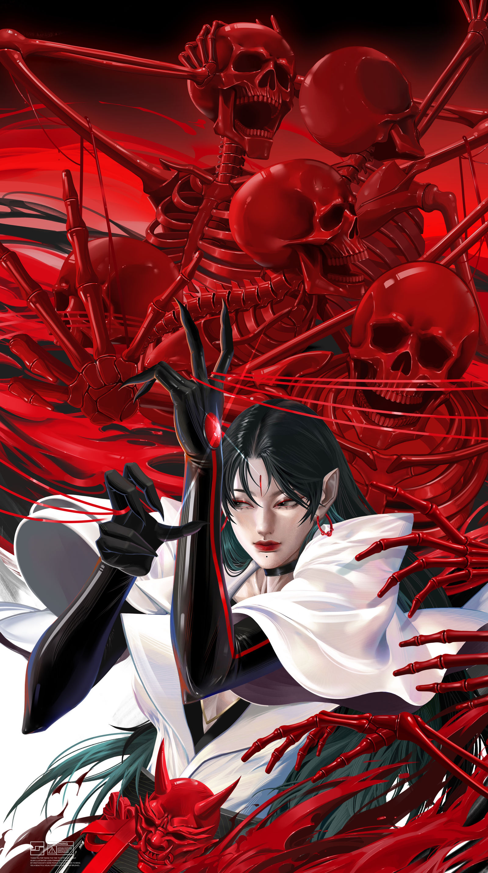 阴师-宴卿插画图片壁纸